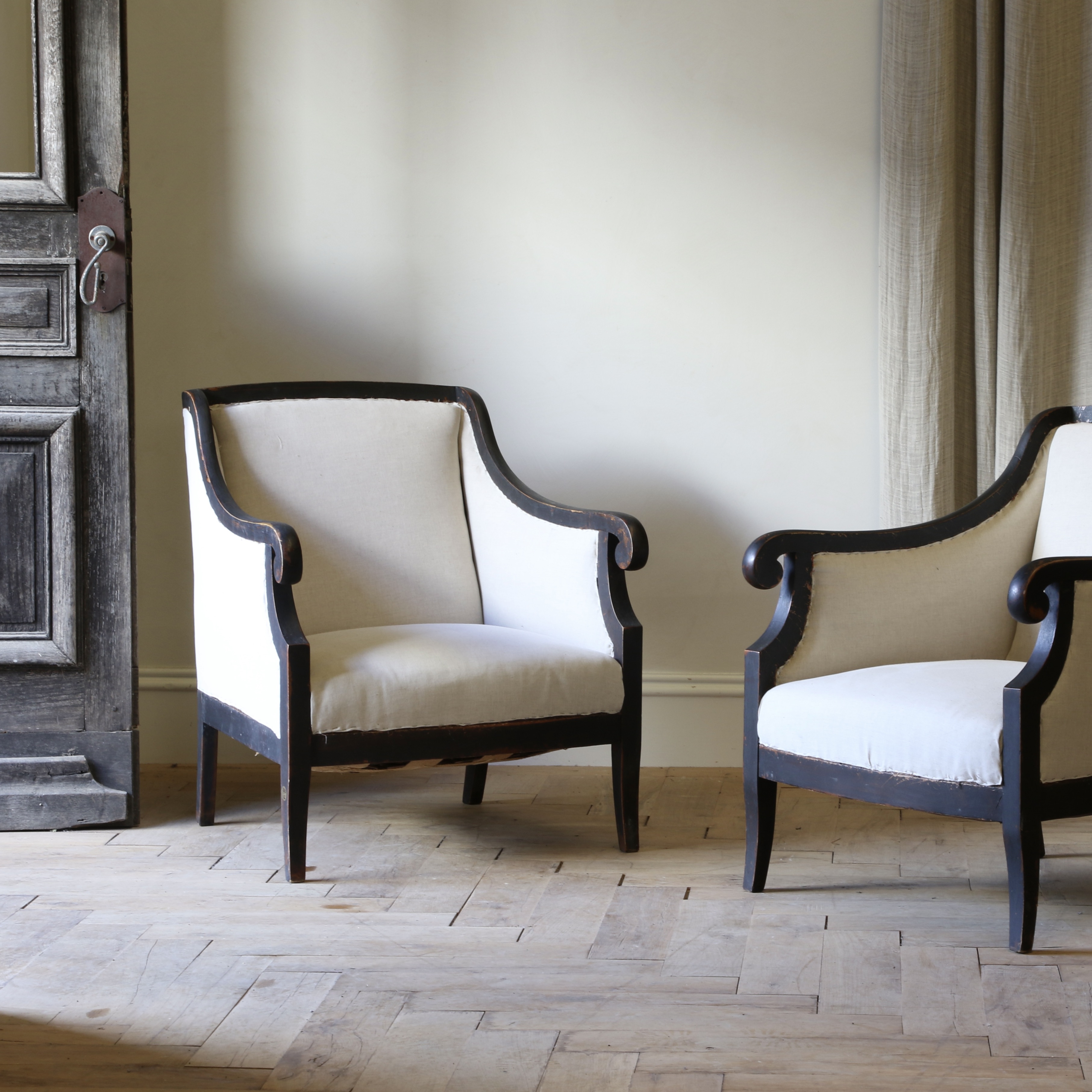 Pair of Gustavian Armchairs