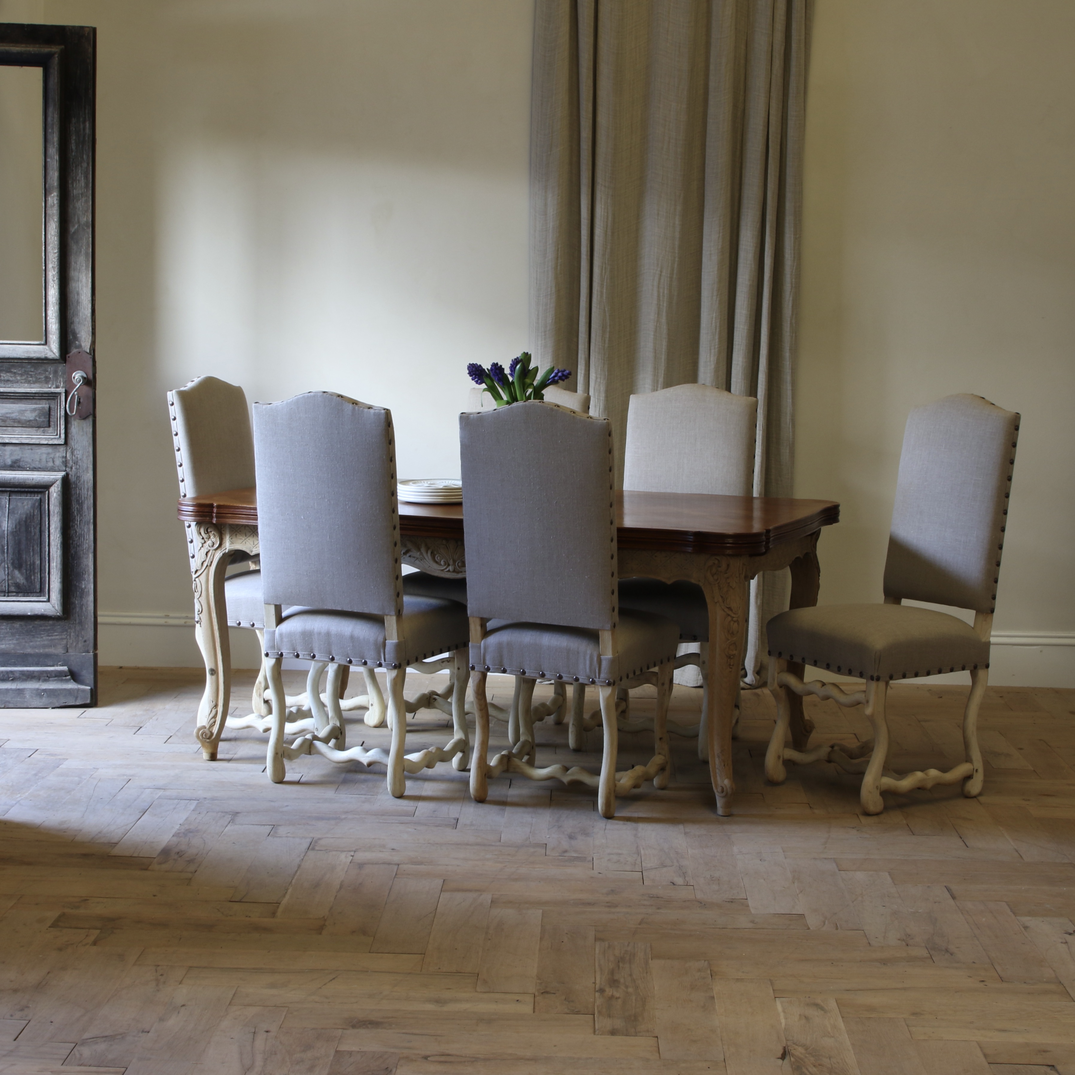 Parquet Dining Table