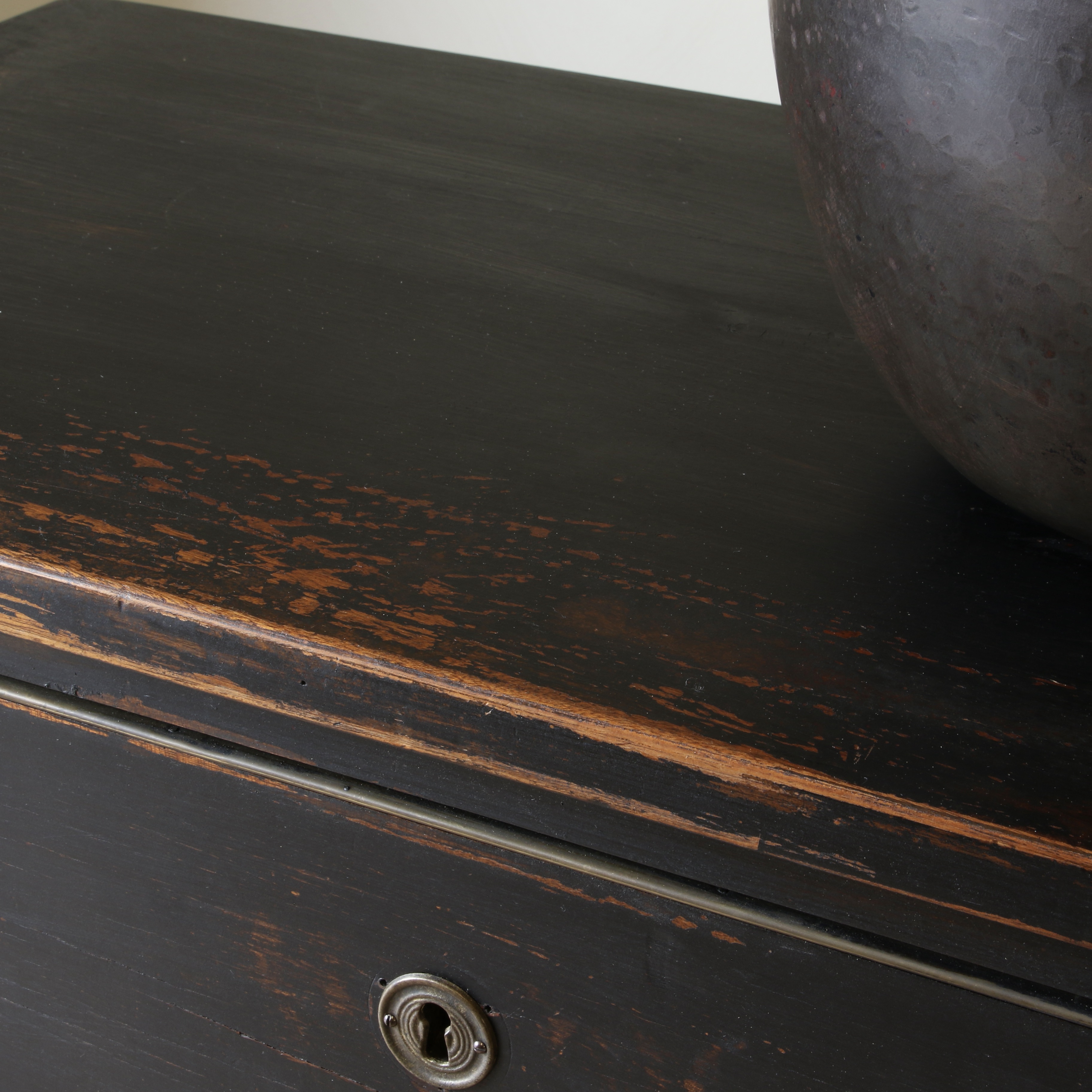 Ebonised Swedish Chest of Drawers