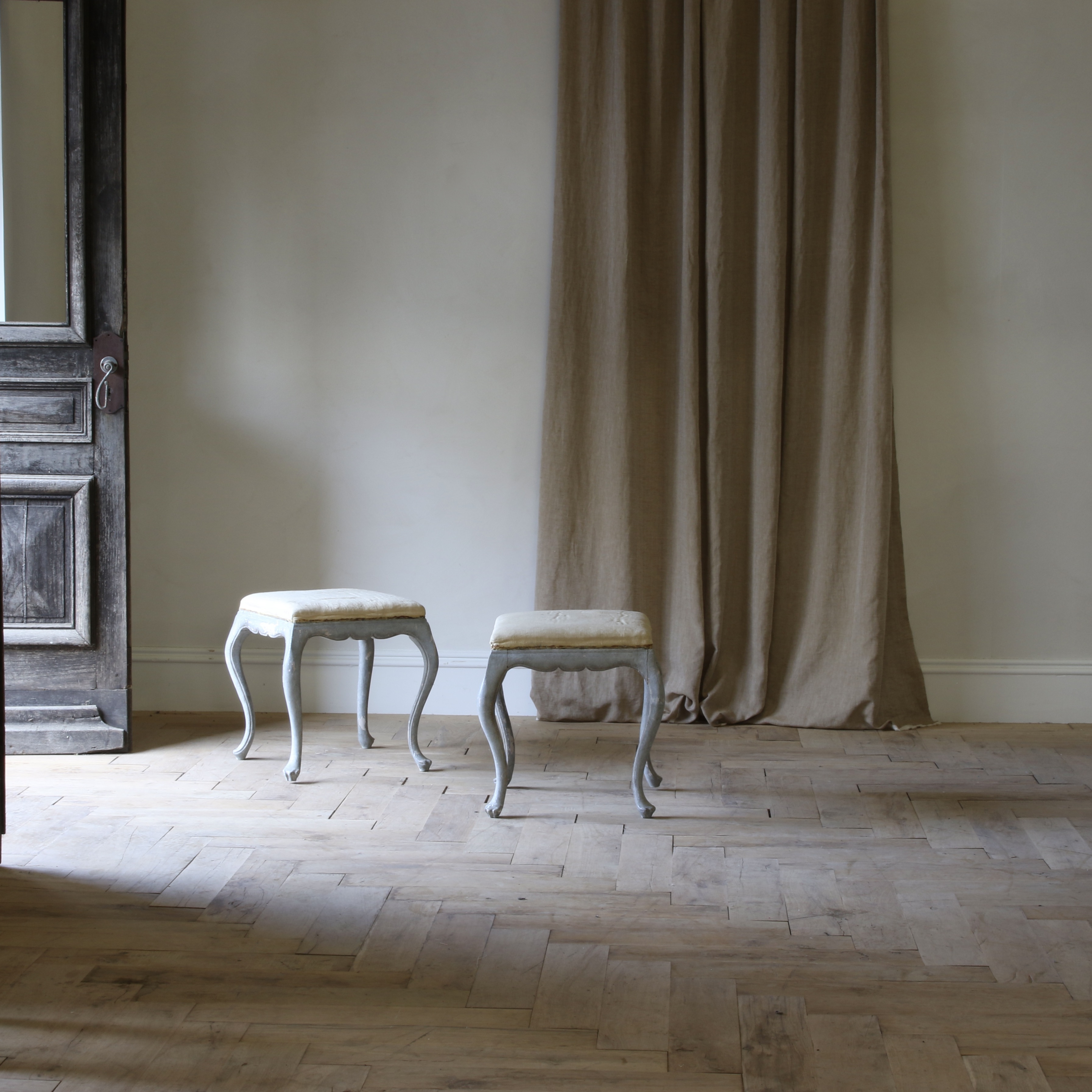 Pair of Deconstructed Swedish Stools