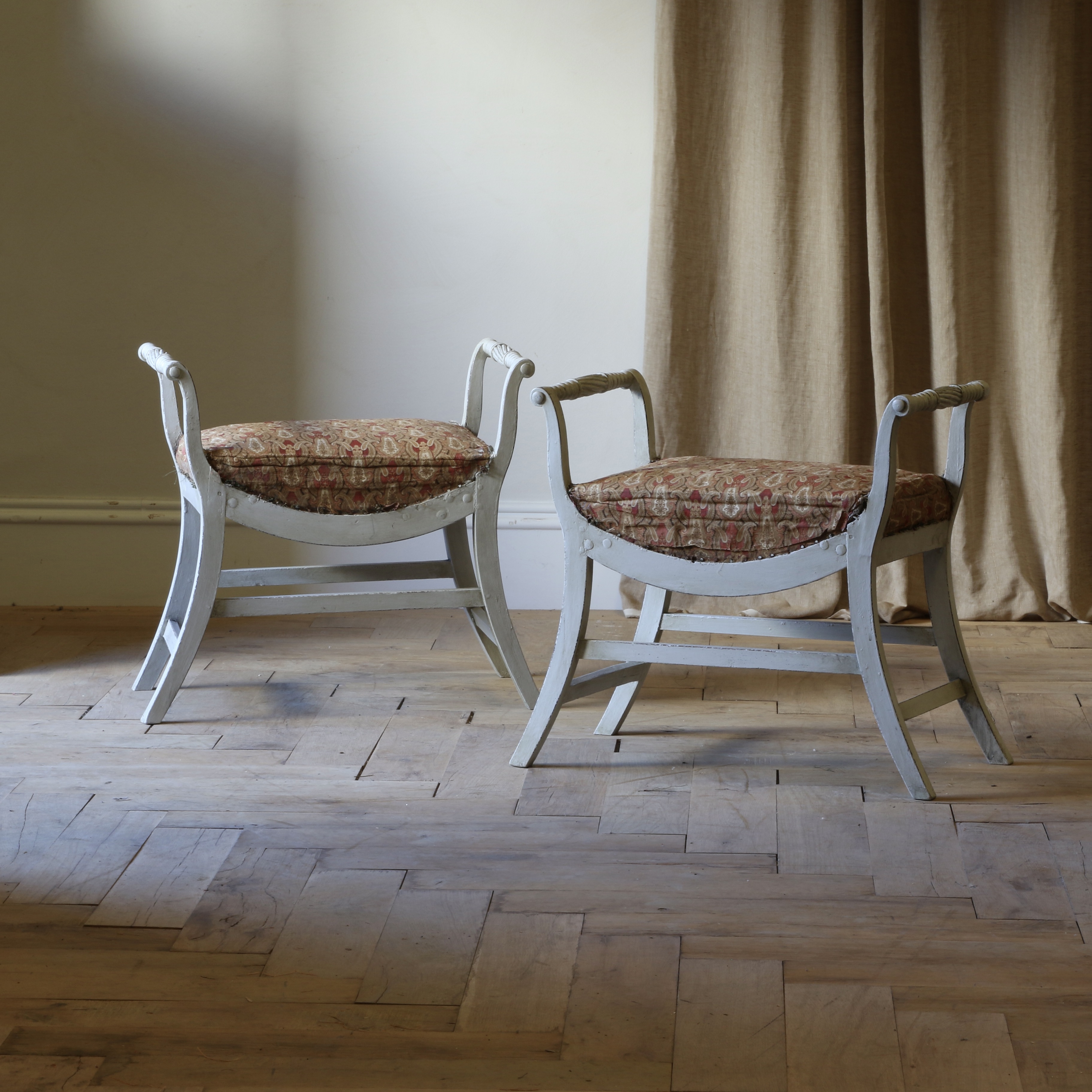 Pair of Swedish Stools