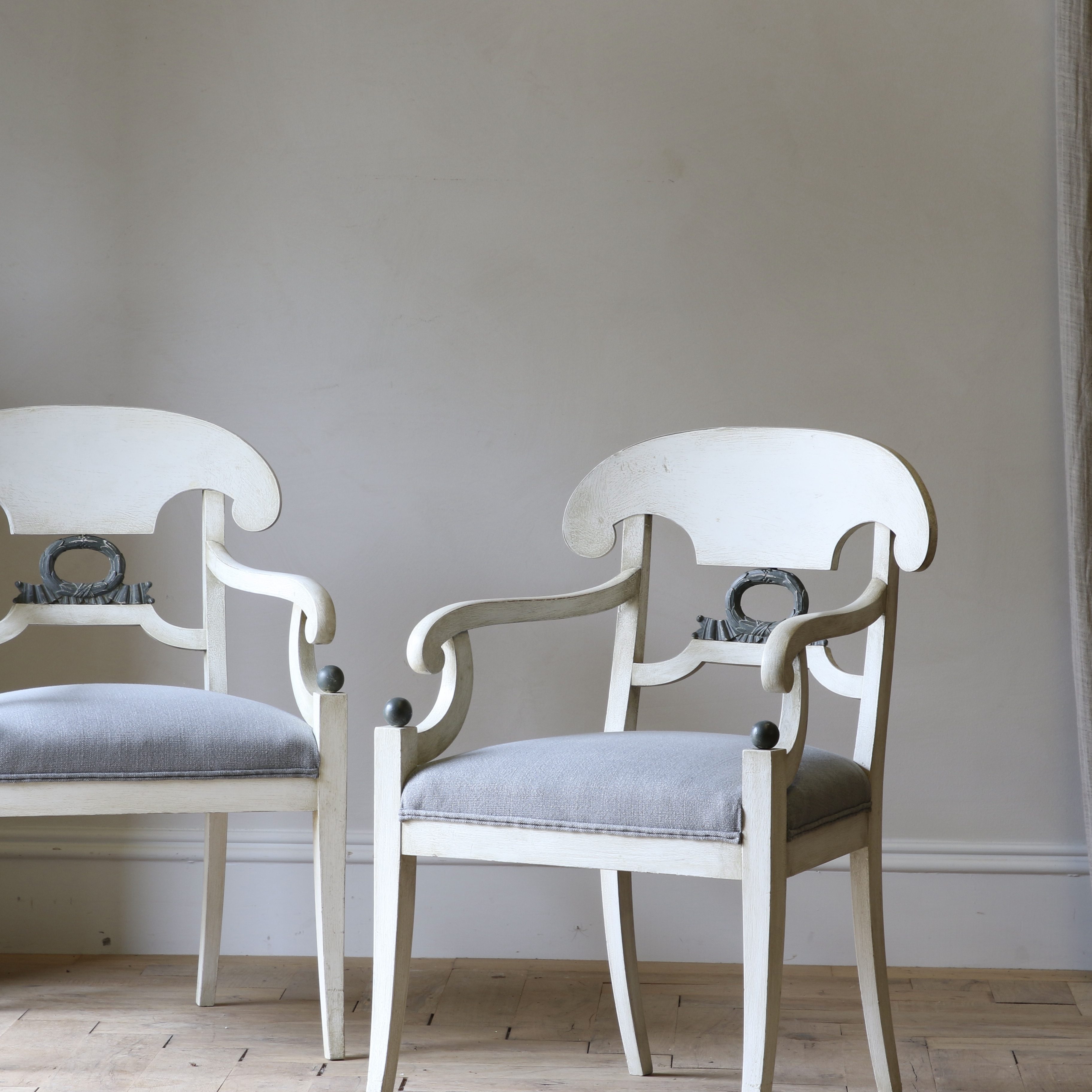 Pair of Gustavian Armchairs