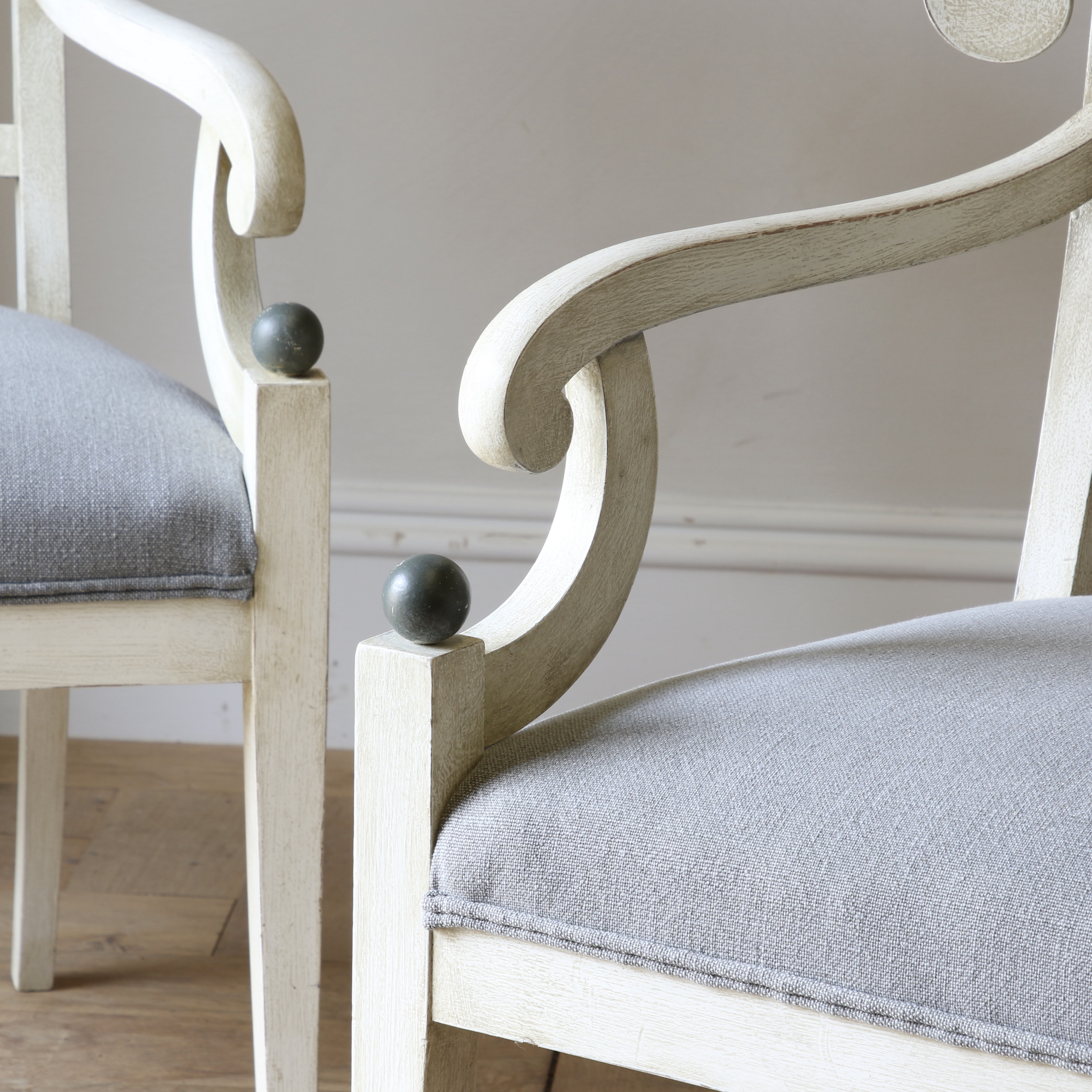 Pair of Gustavian Armchairs