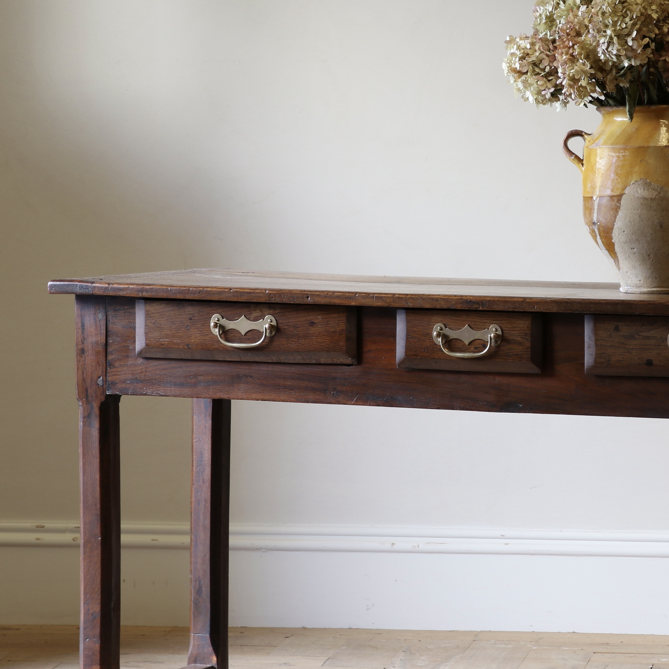 Three Drawer Side Table