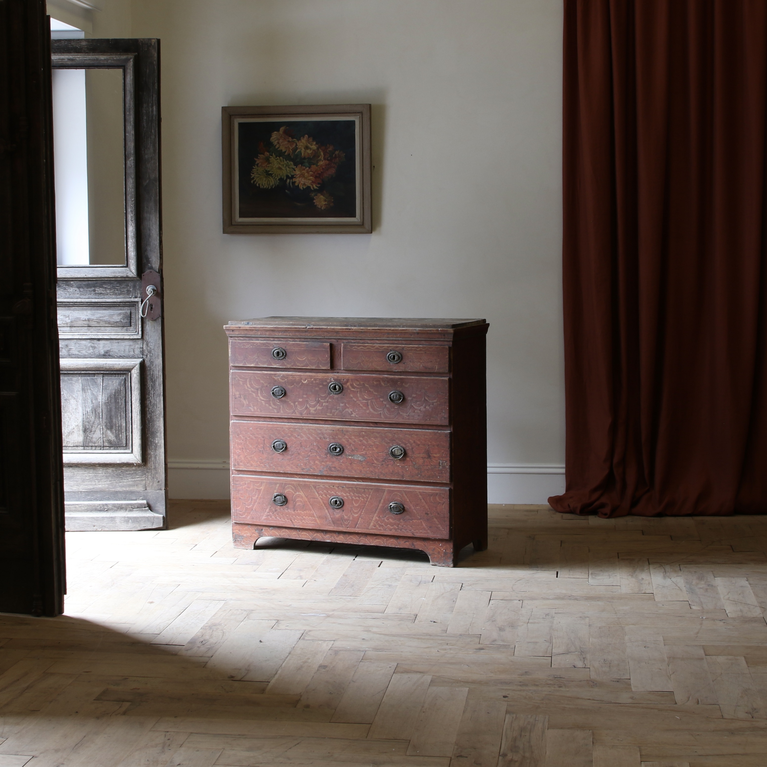 Decorative Swedish Chest of Drawers