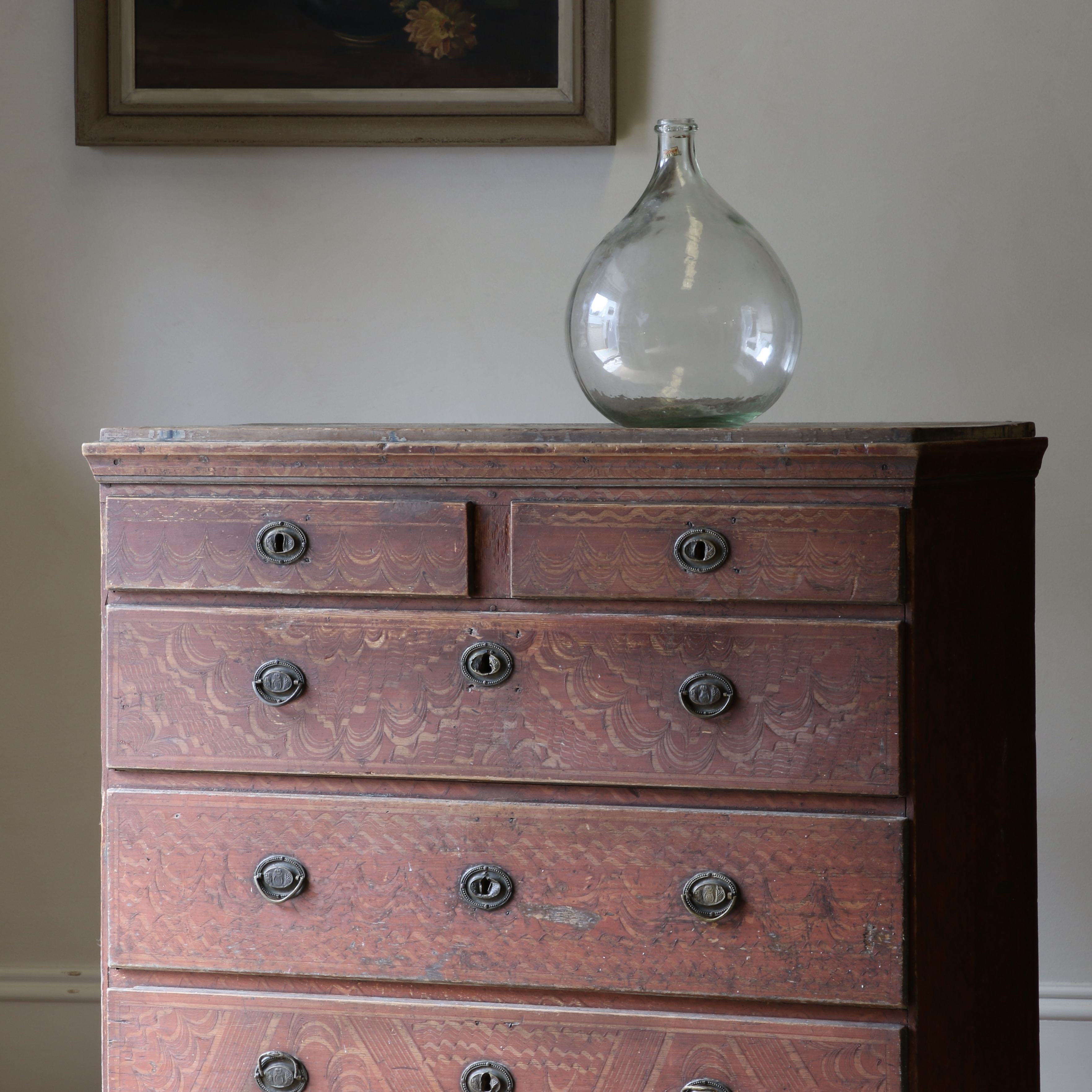 Decorative Swedish Chest of Drawers