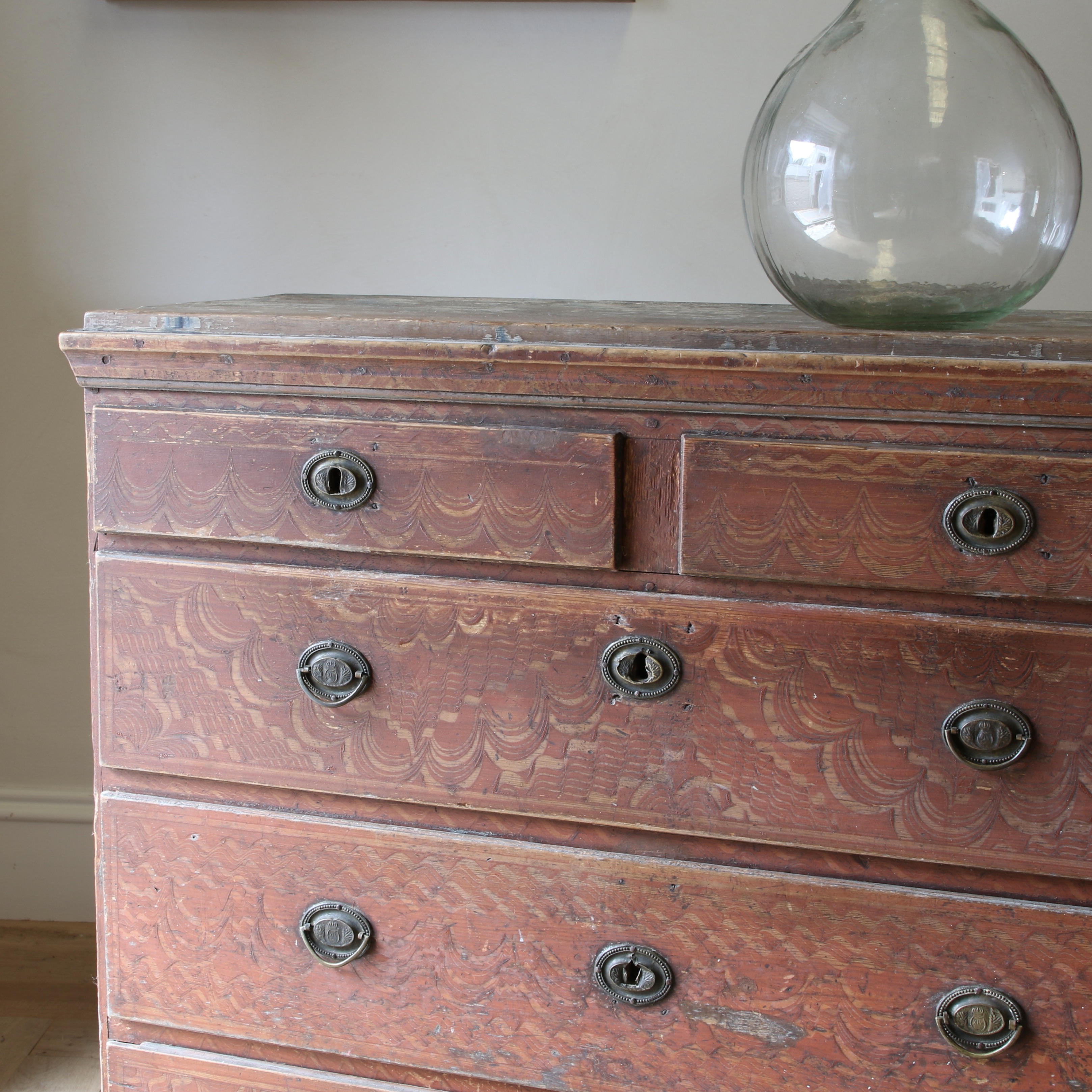 Decorative Swedish Chest of Drawers