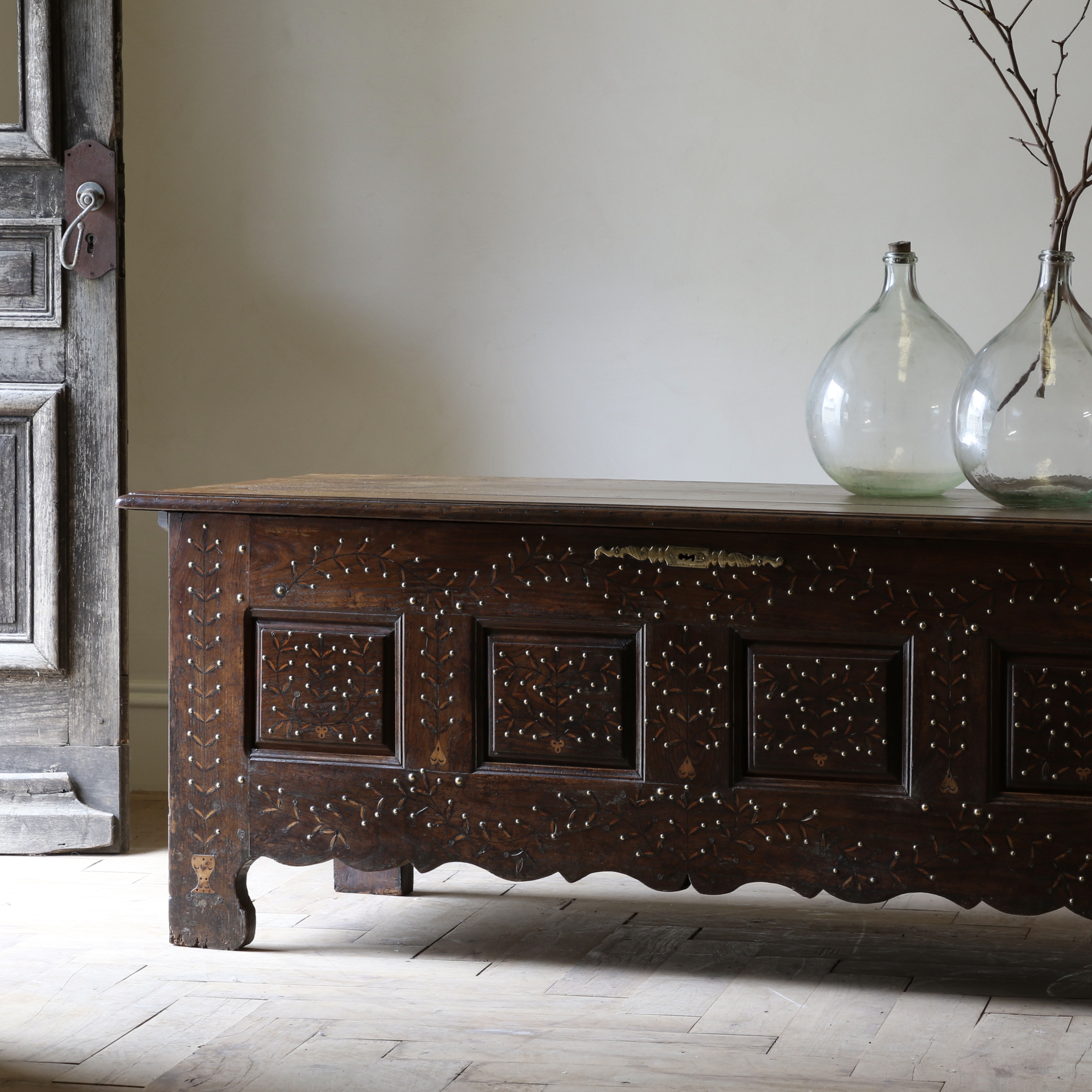 An 18th Century French Coffer/ Wedding Chest
