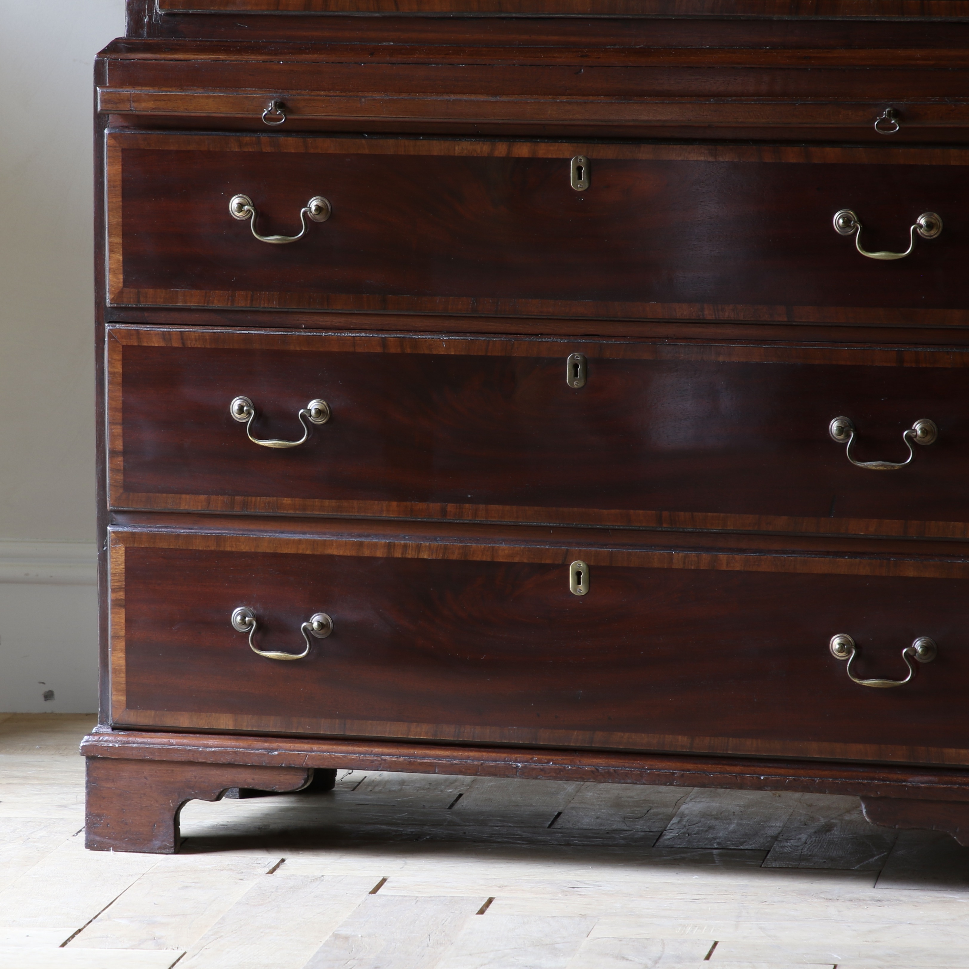 A Chippendale Chest-on-Chest