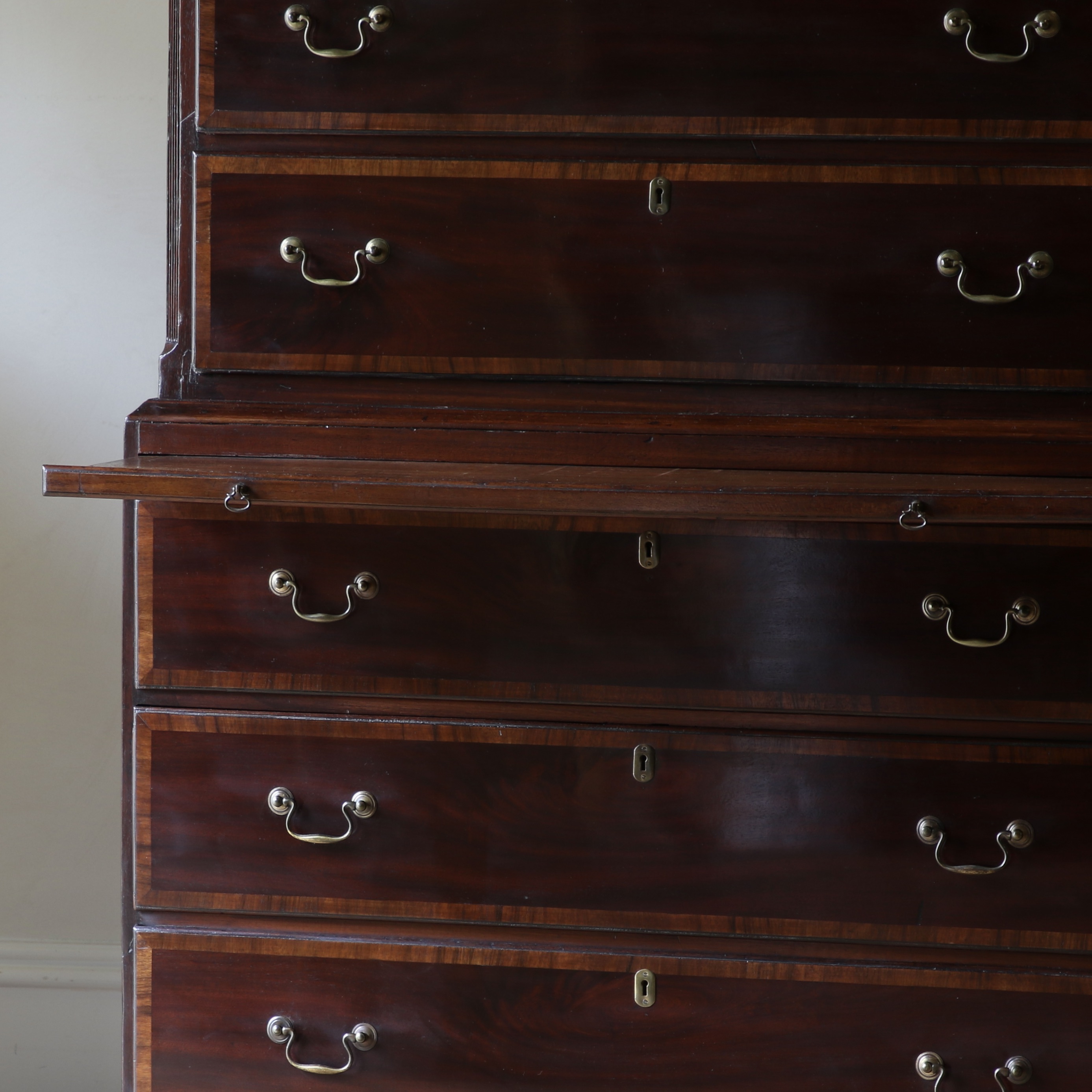 A Chippendale Chest-on-Chest