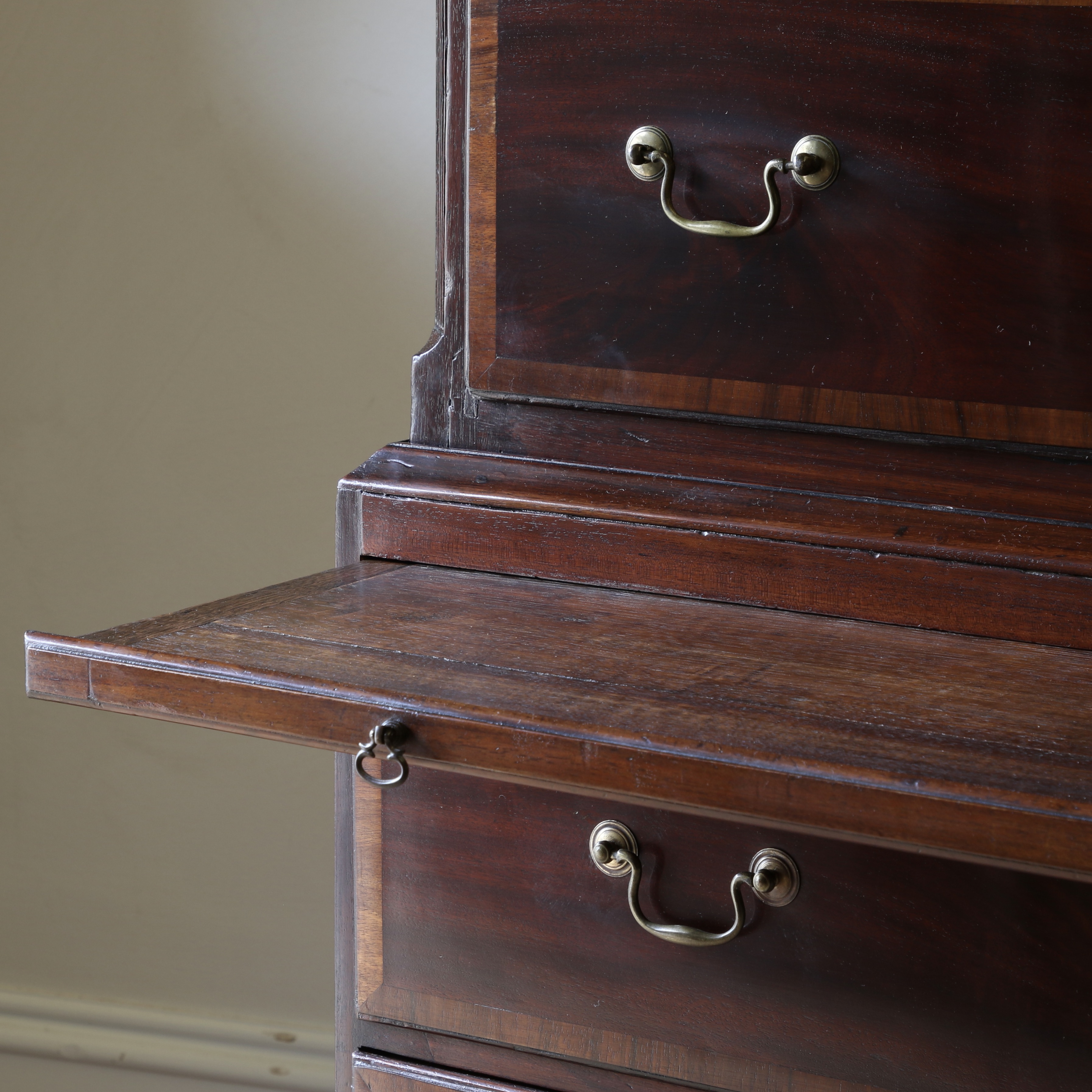 A Chippendale Chest-on-Chest