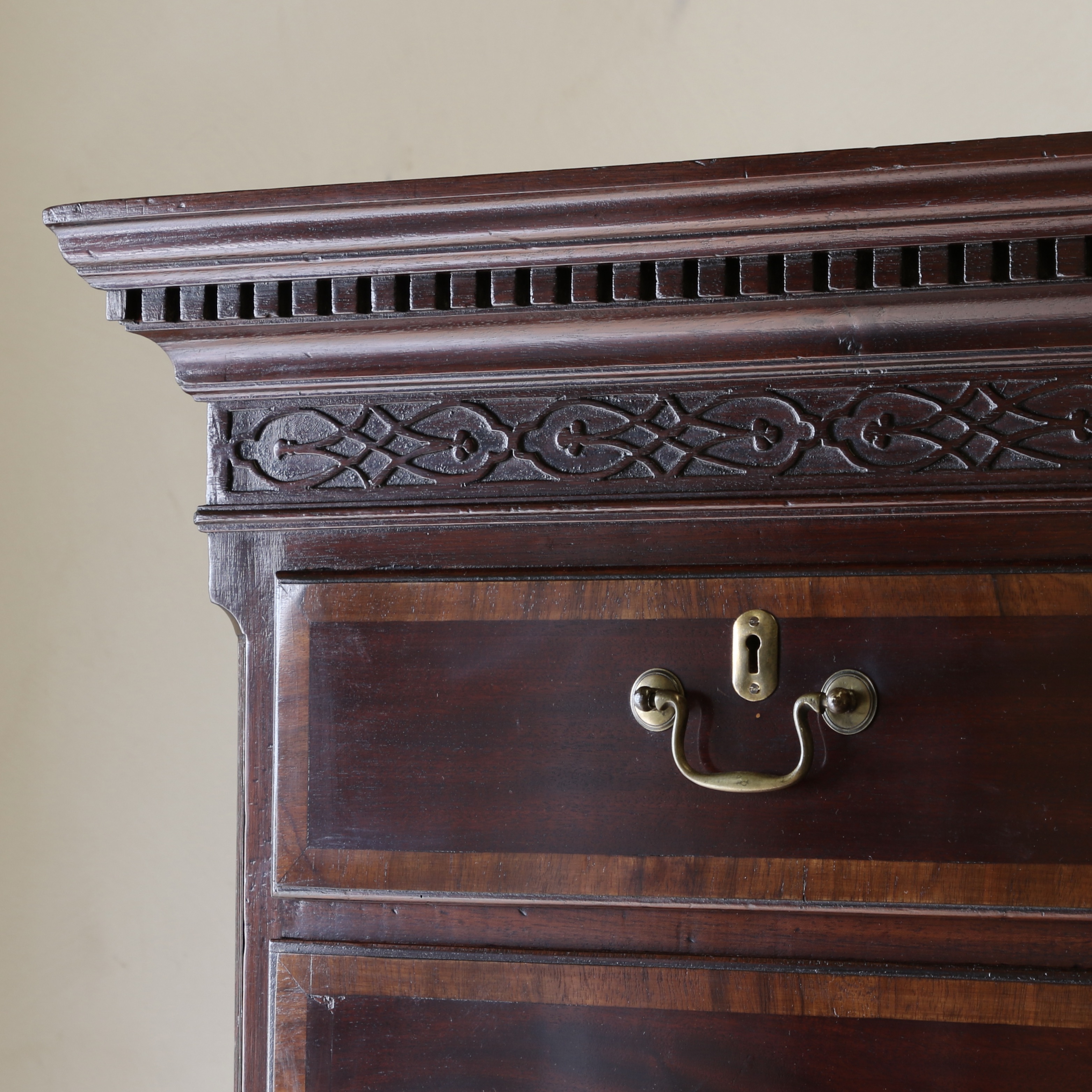 A Chippendale Chest-on-Chest