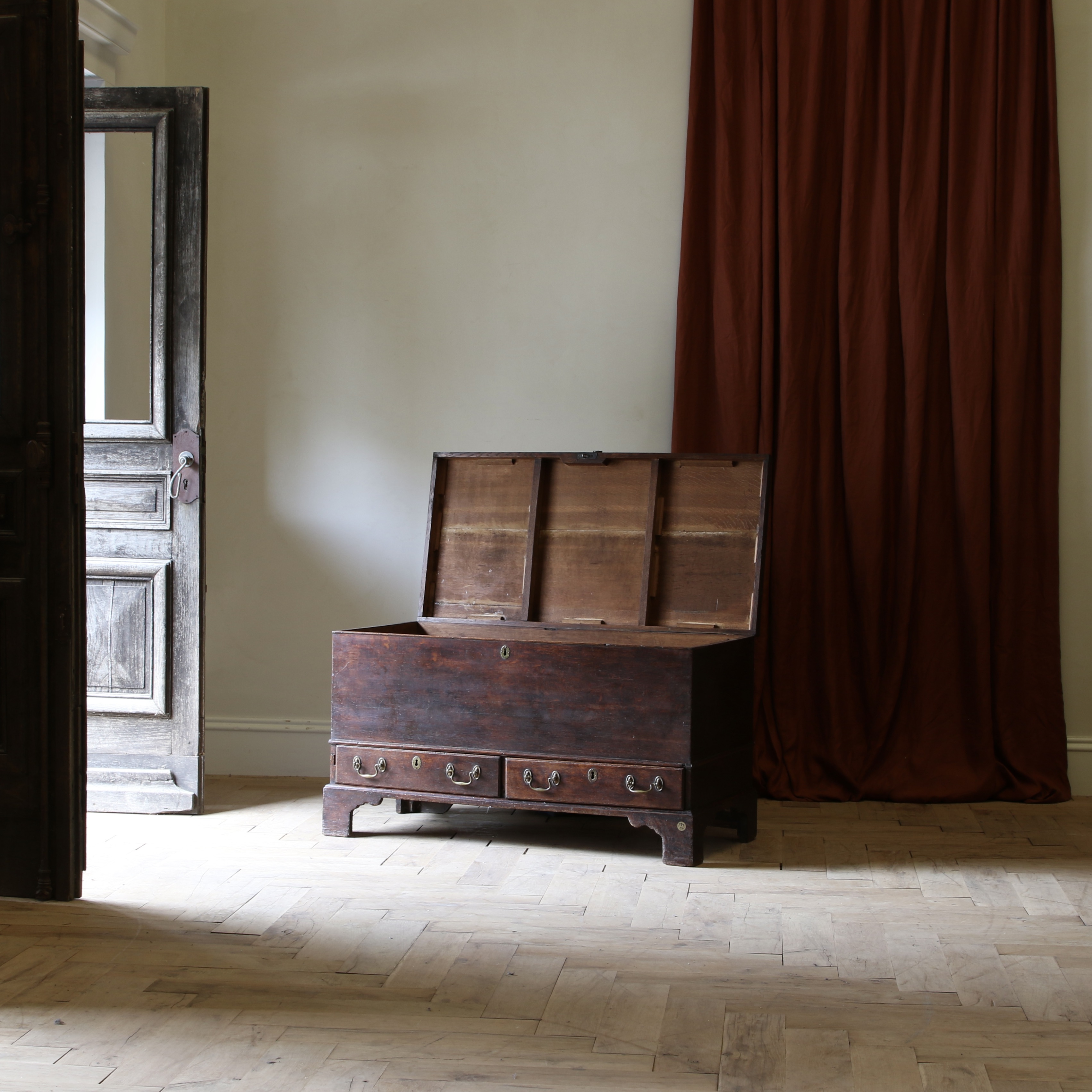 English Oak Mule Chest/Coffer/ Box