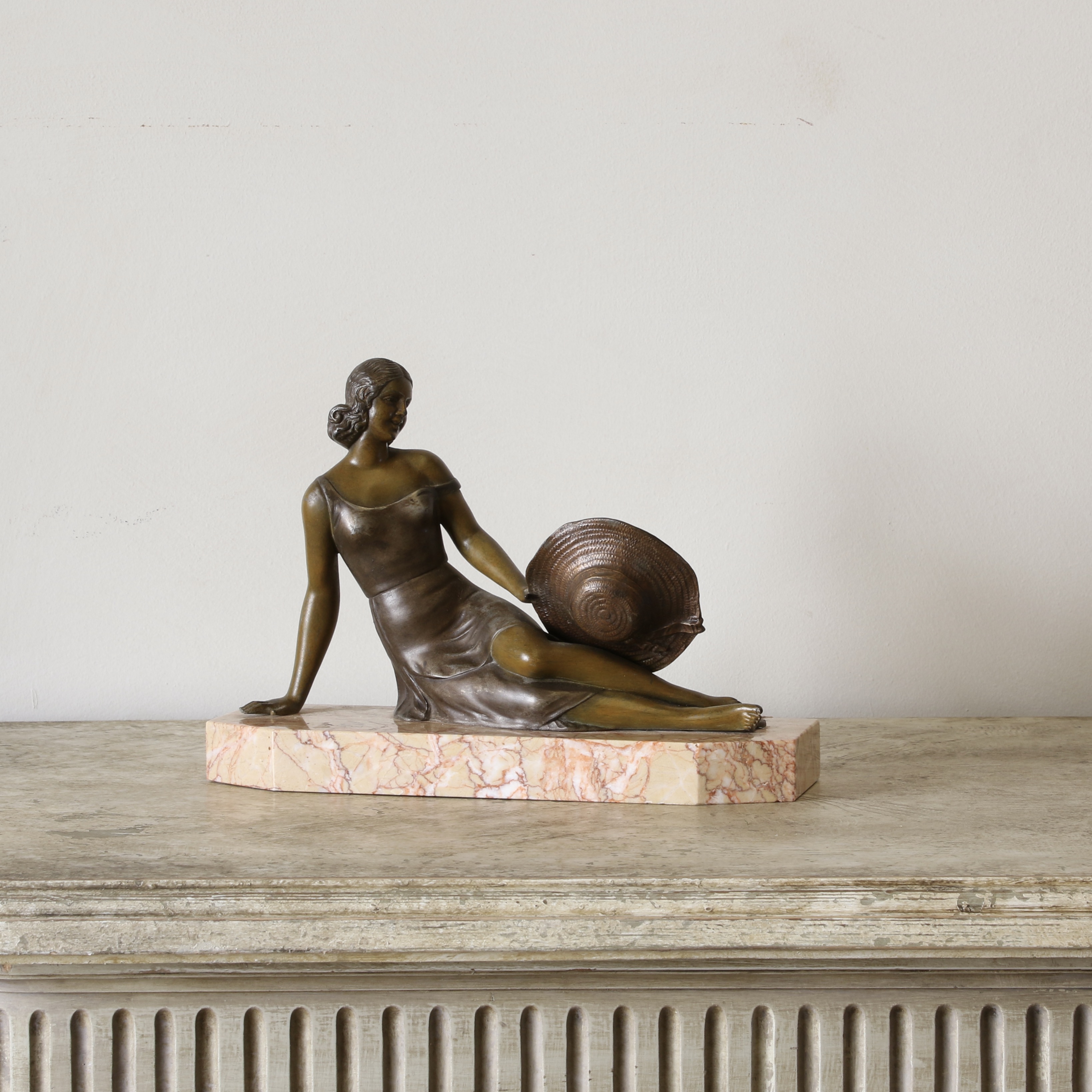 Art-Deco Bronze Lady