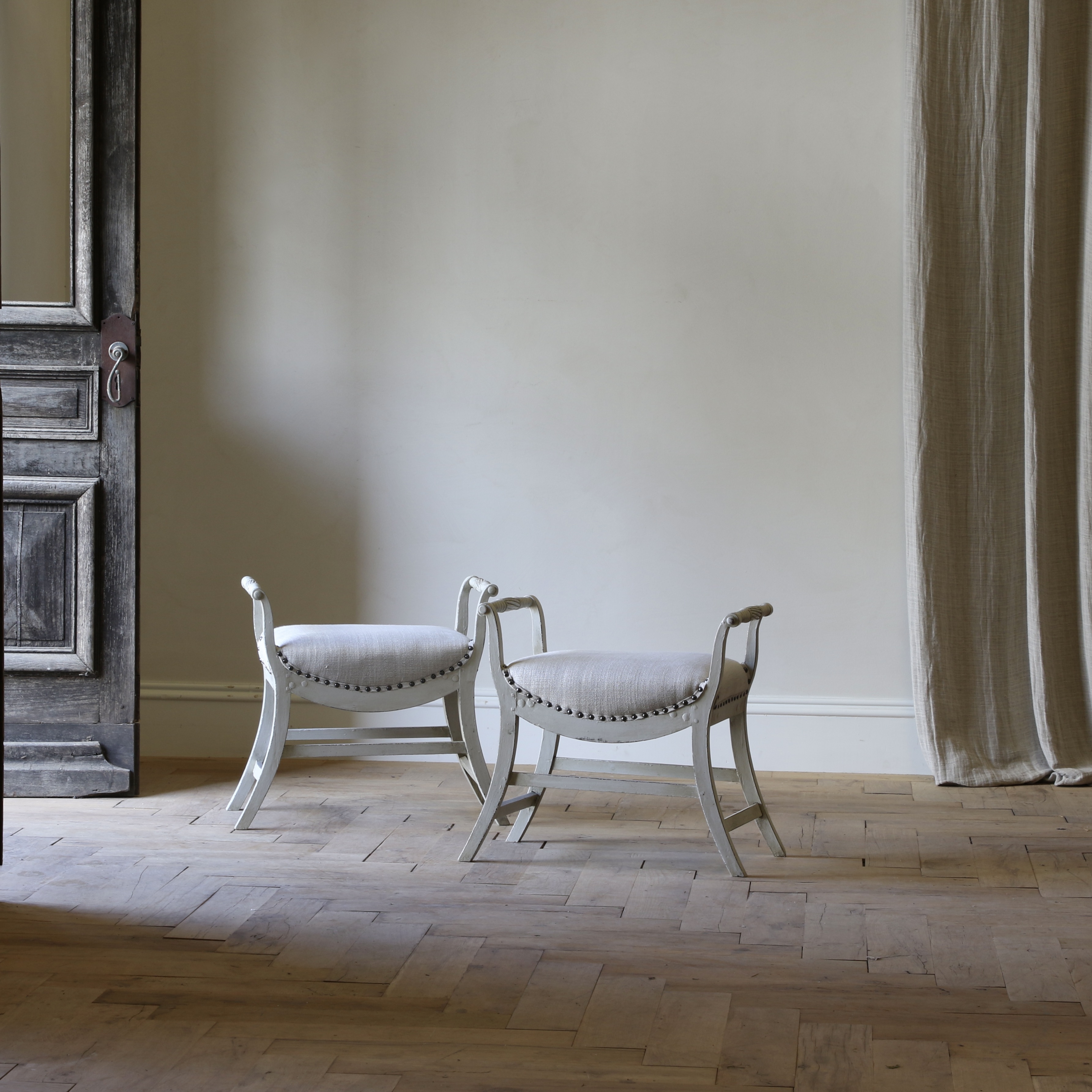 Pair of Swedish Stools