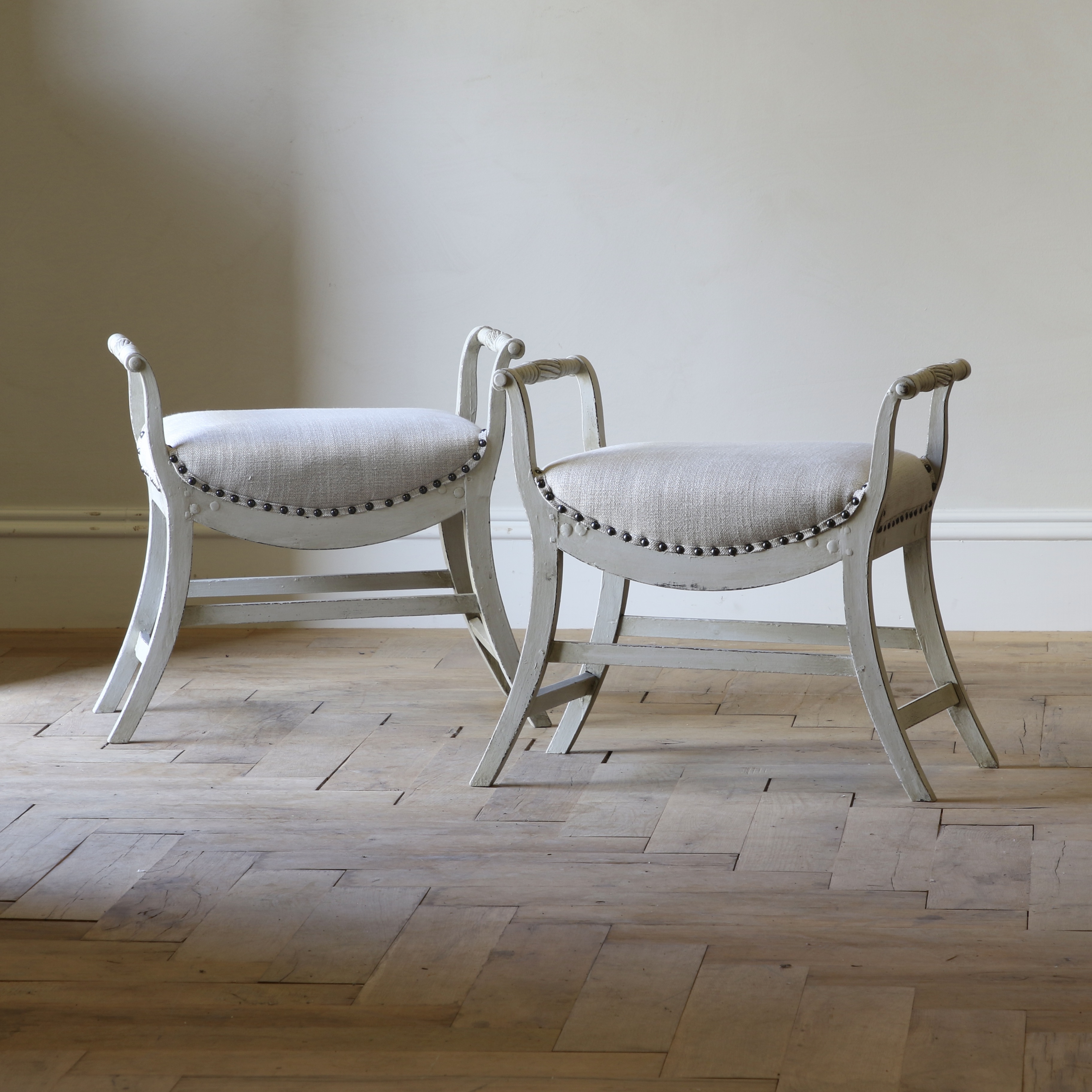 Pair of Swedish Stools