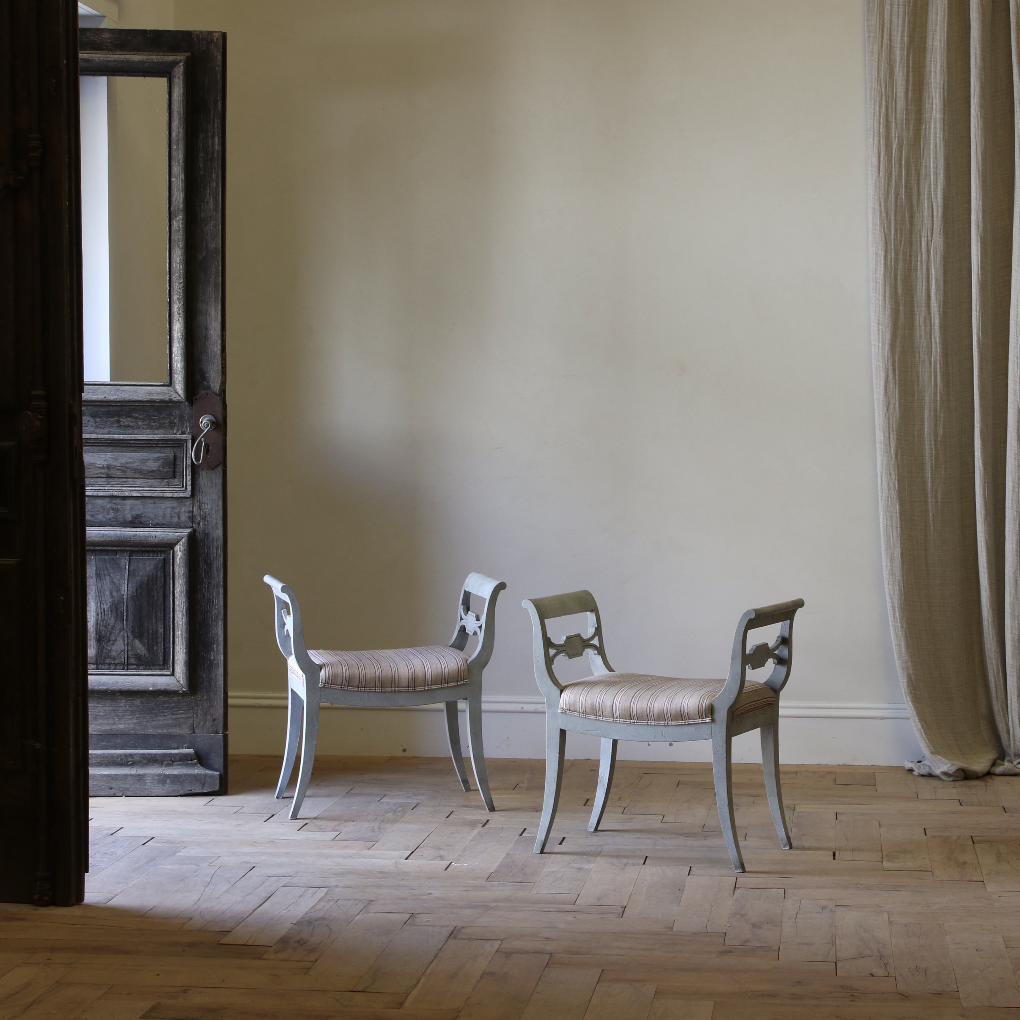 Pair of Swedish Stools