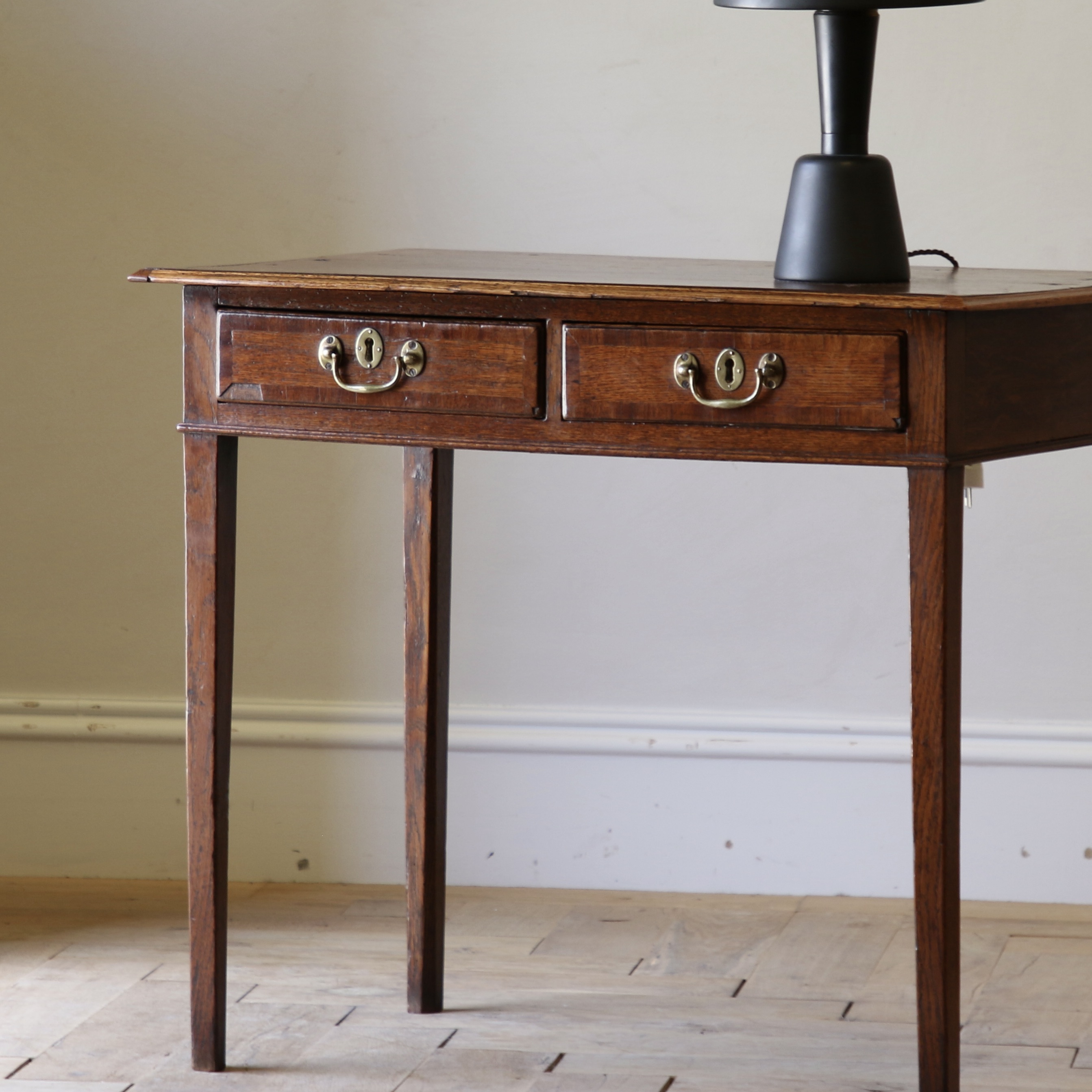 Two Drawer Side Table