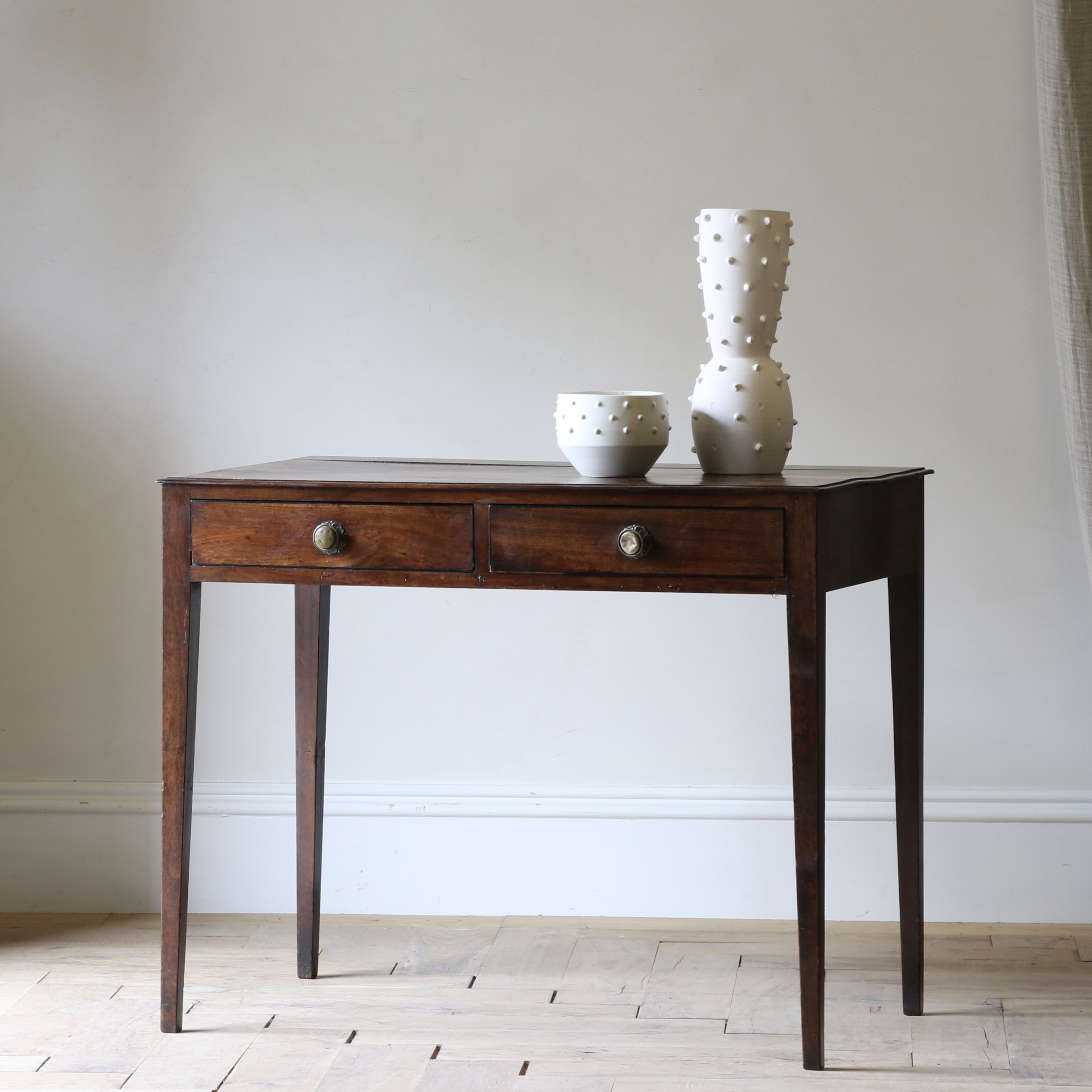 Two Drawer Side Table