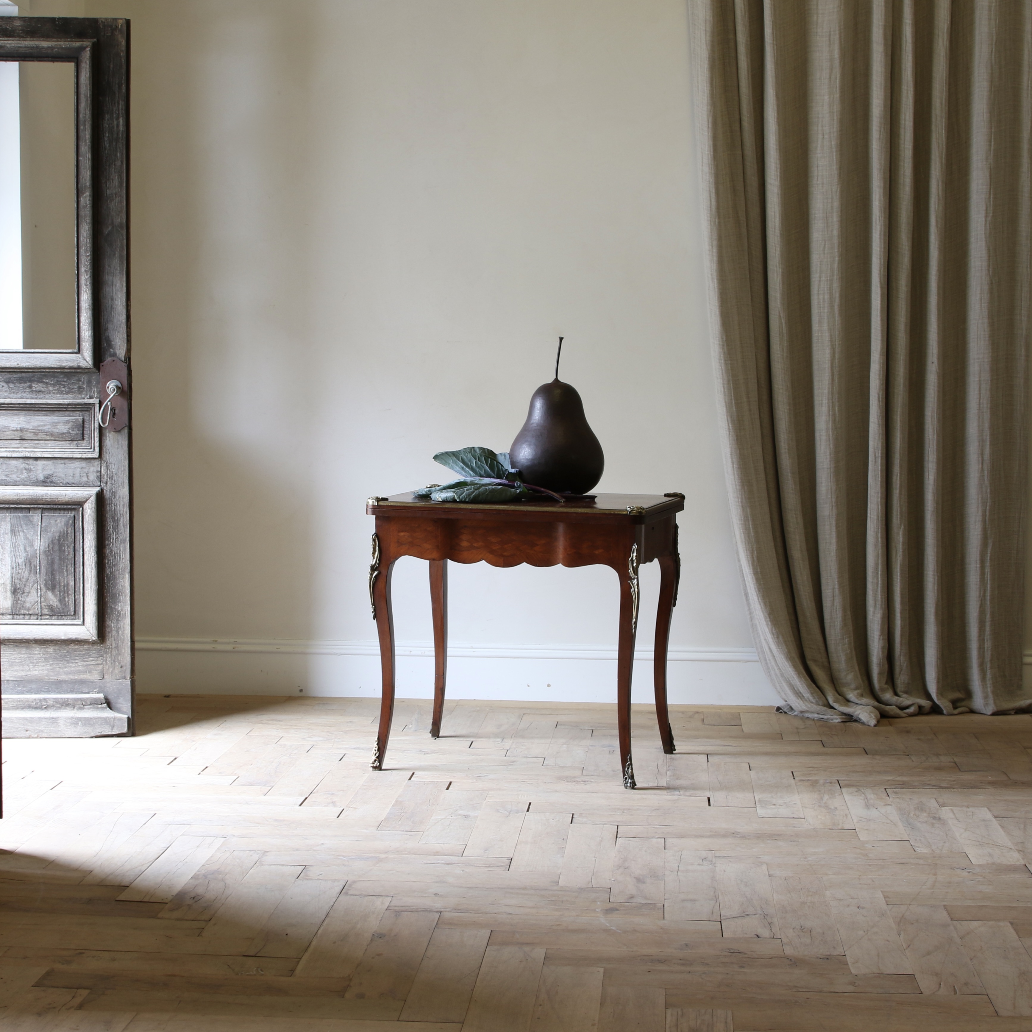 Louis XV Games Table with Backgammon