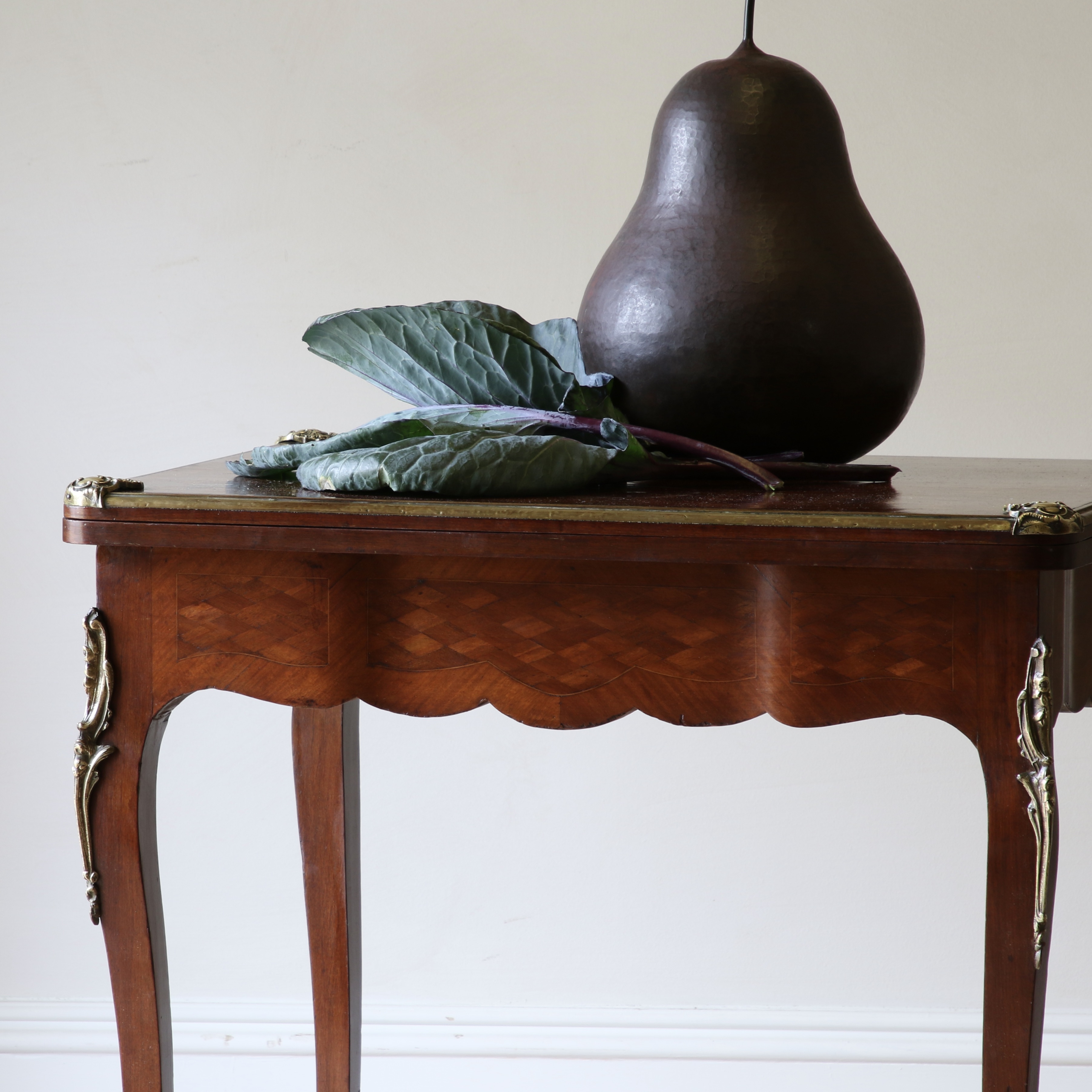 Louis XV Games Table with Backgammon