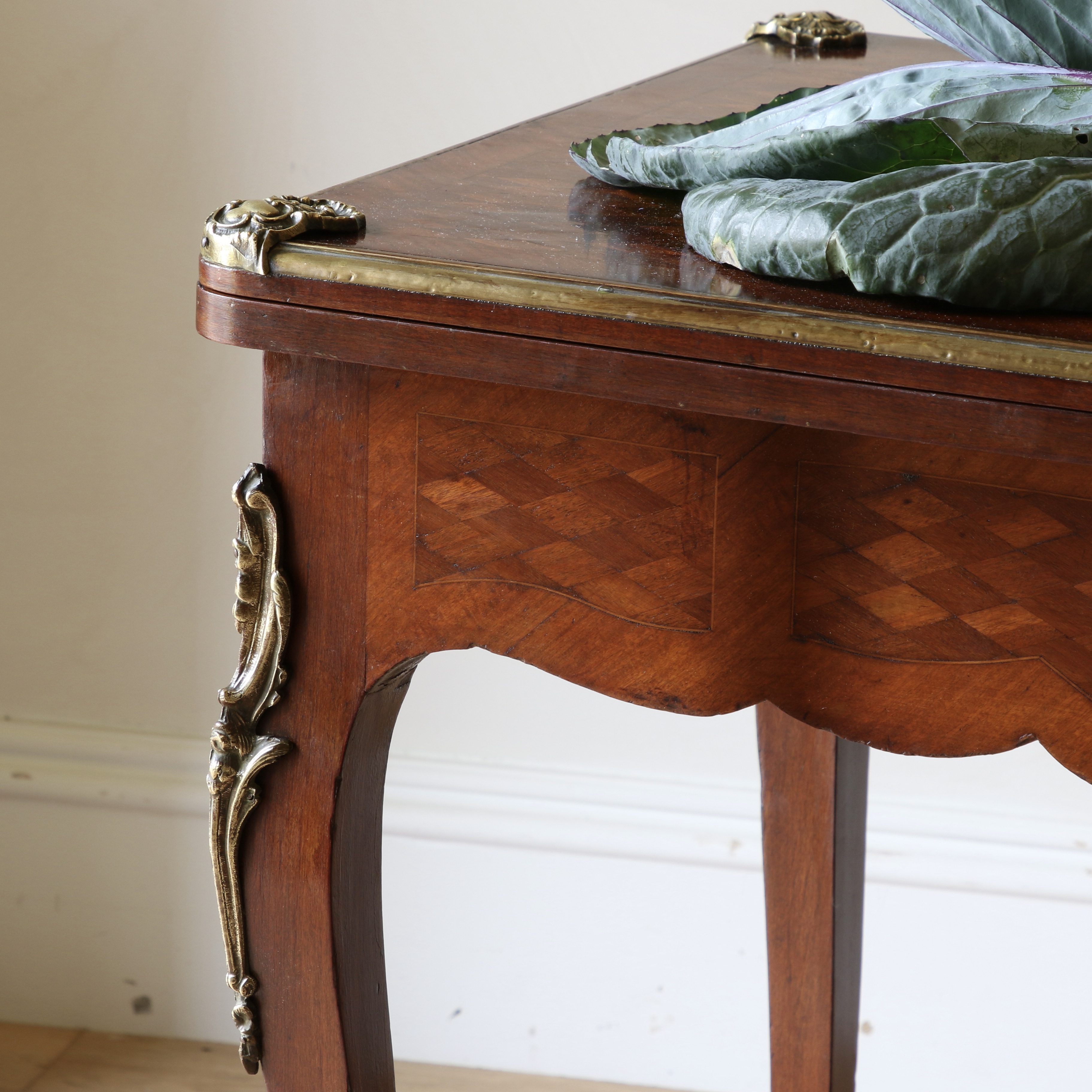 Louis XV Games Table with Backgammon