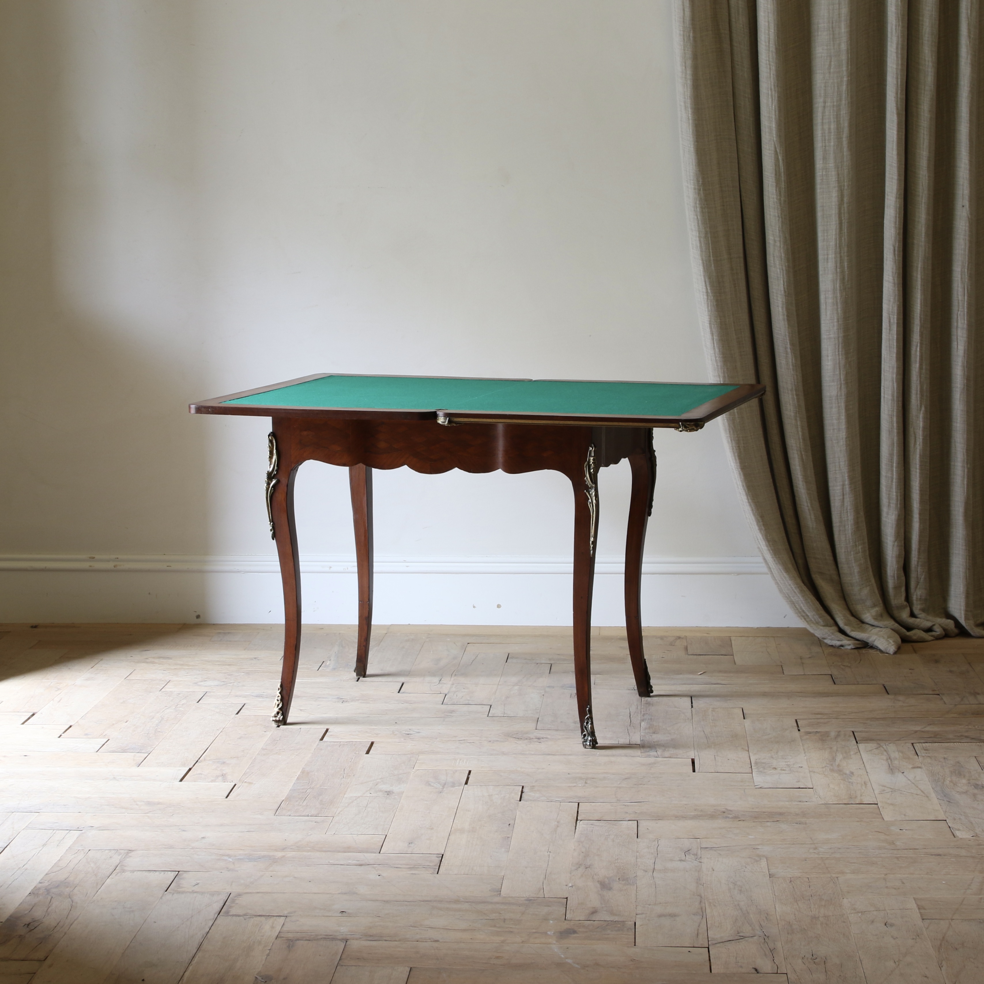 Louis XV Games Table with Backgammon