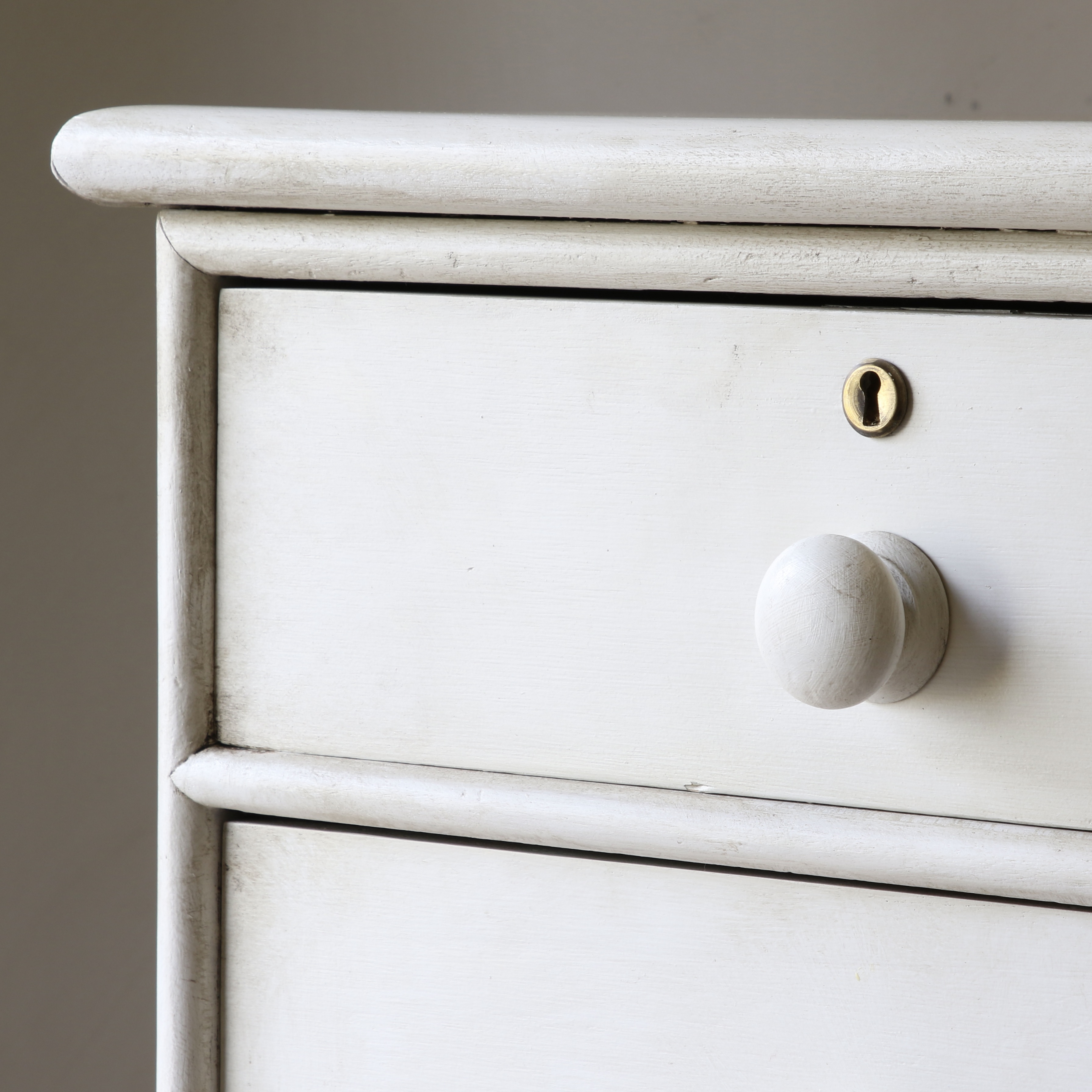 An English Painted Chest of Drawers