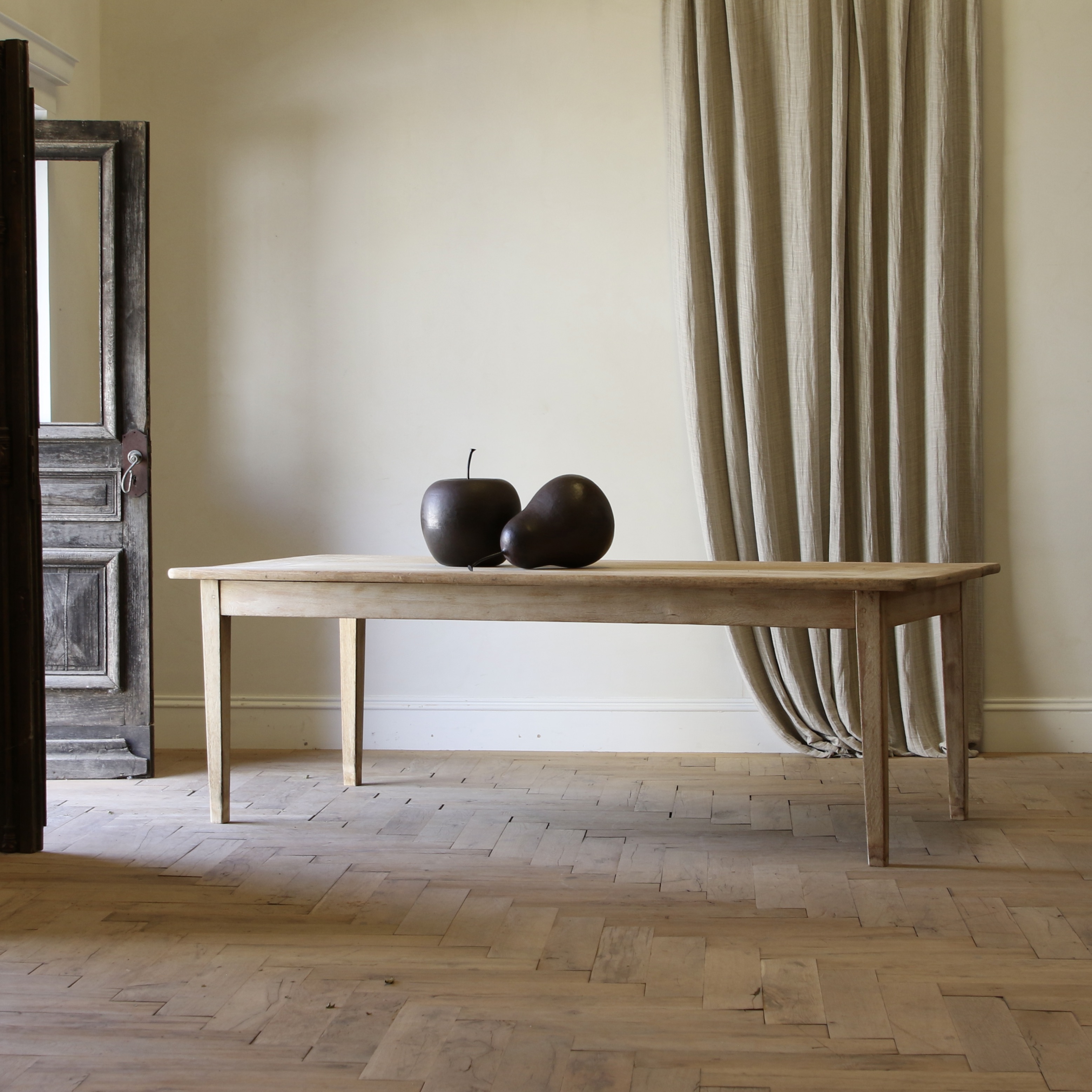 Bleached Oak Dining Table// Length 2.3m