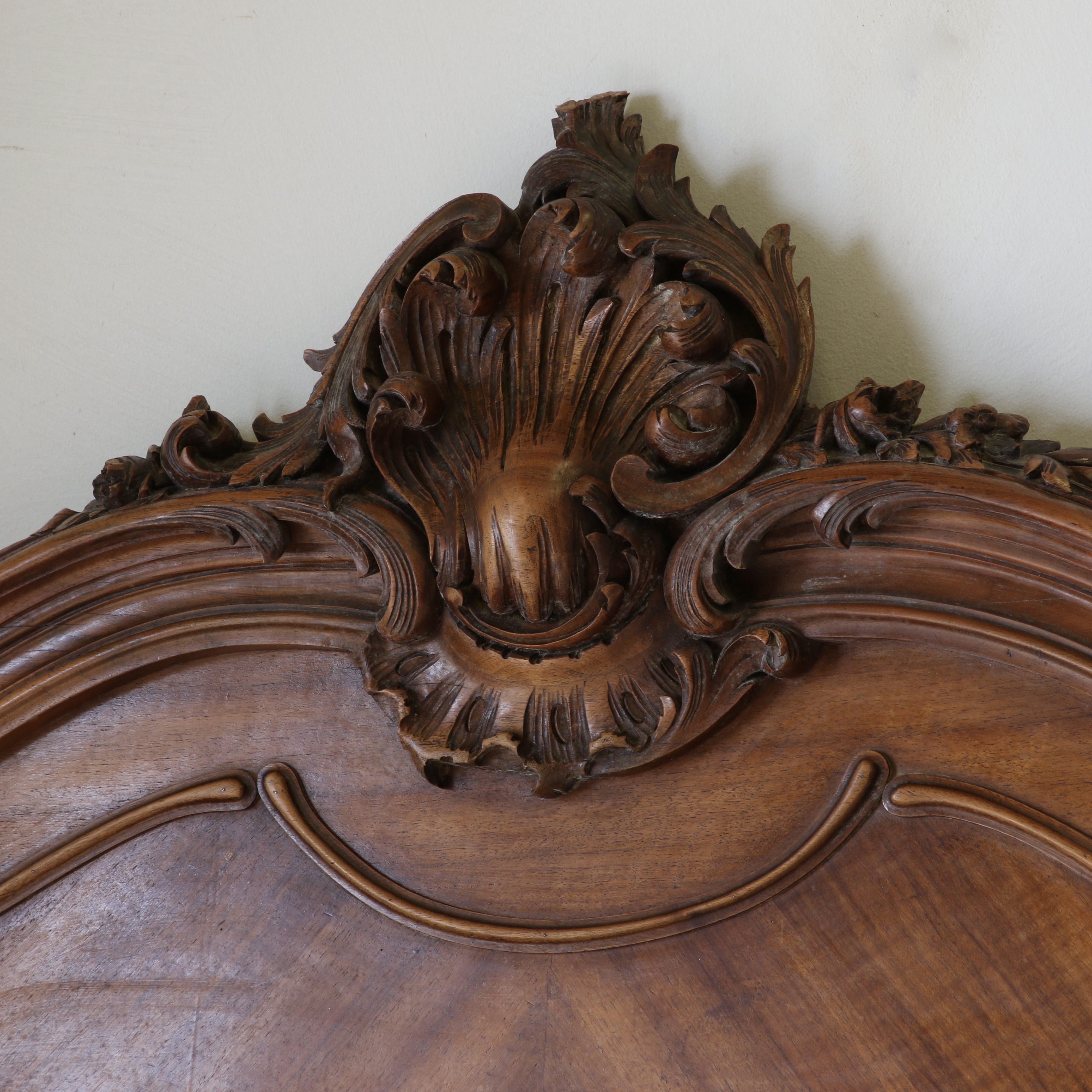 Louis XV Walnut Bed