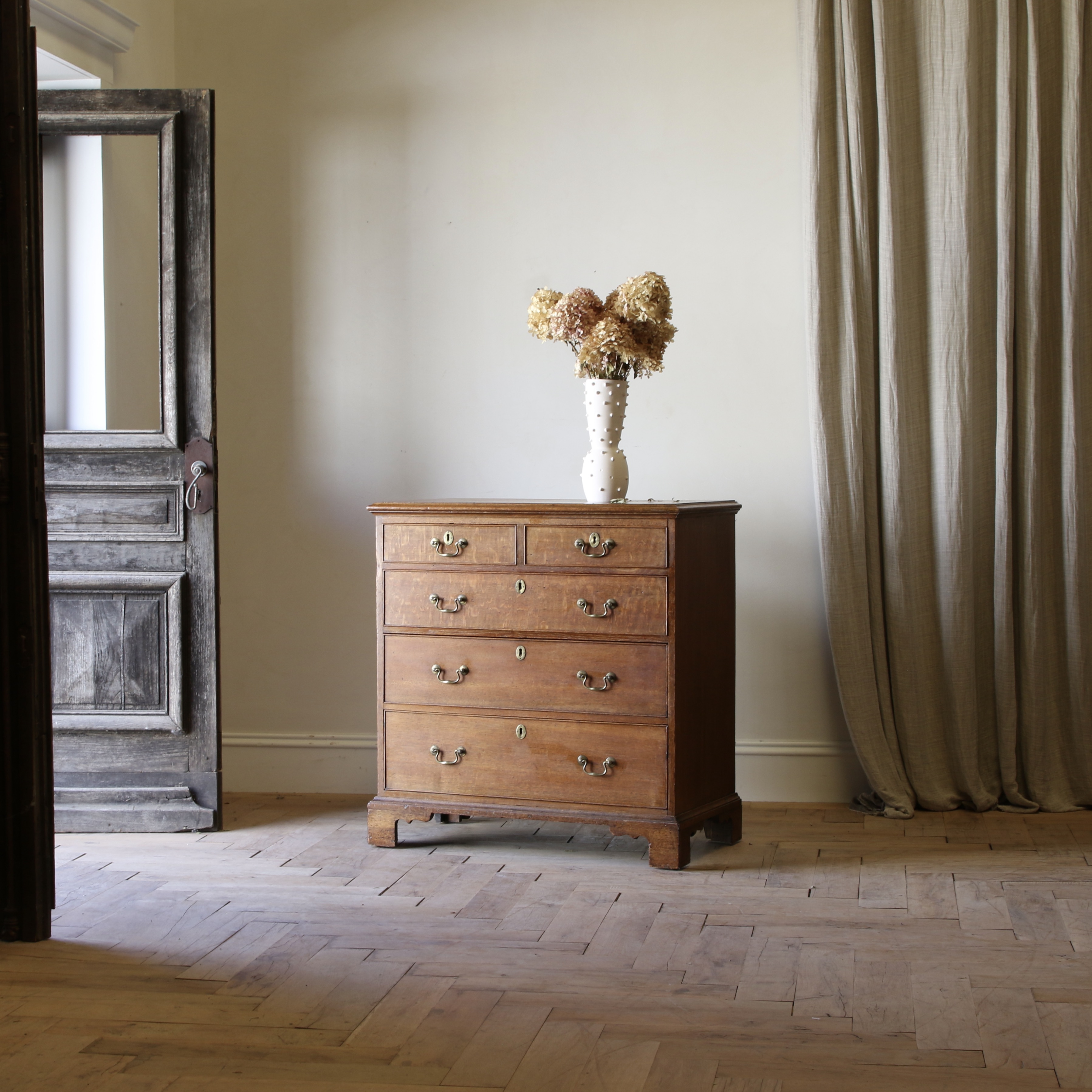 A Classic Oak Georgian Chest