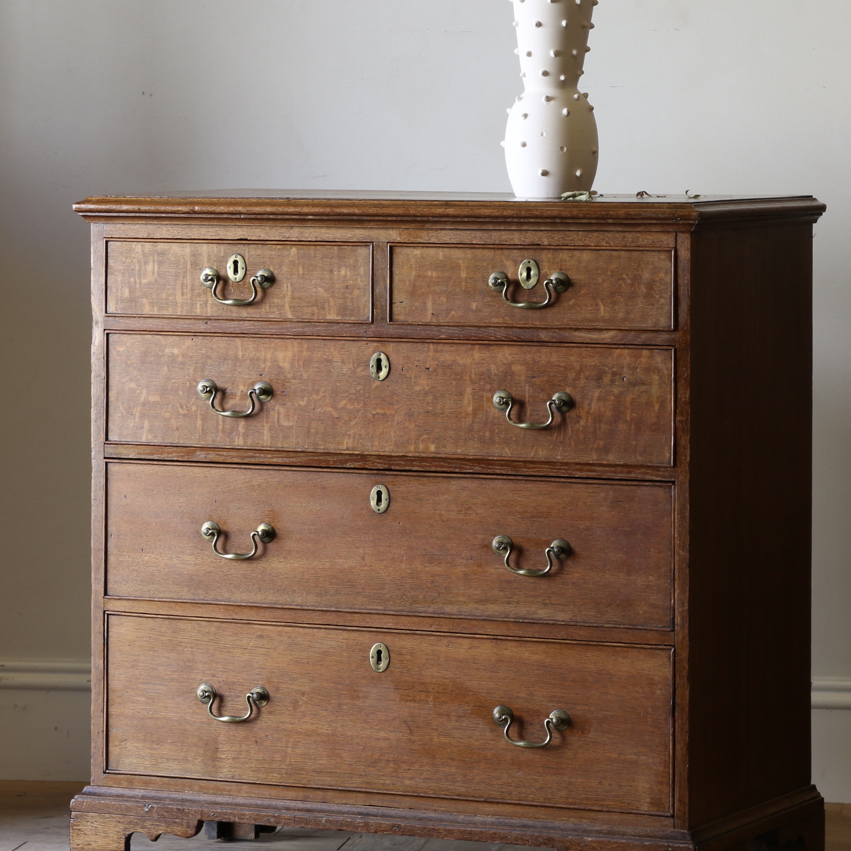 A Classic Oak Georgian Chest