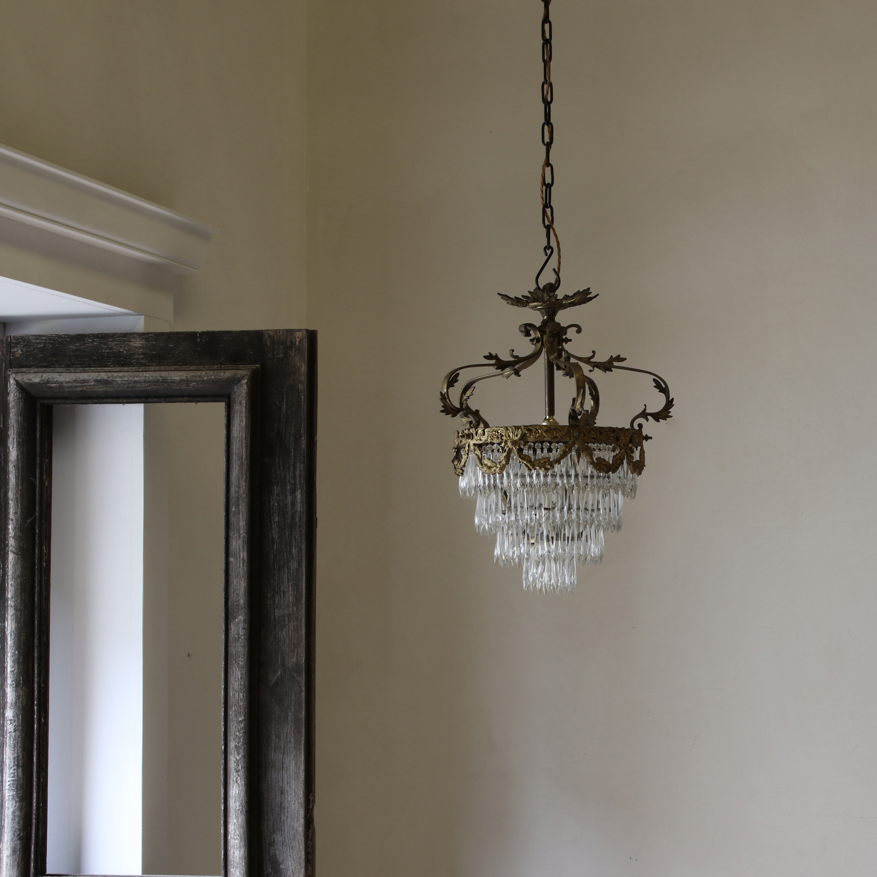 French Basket Chandelier