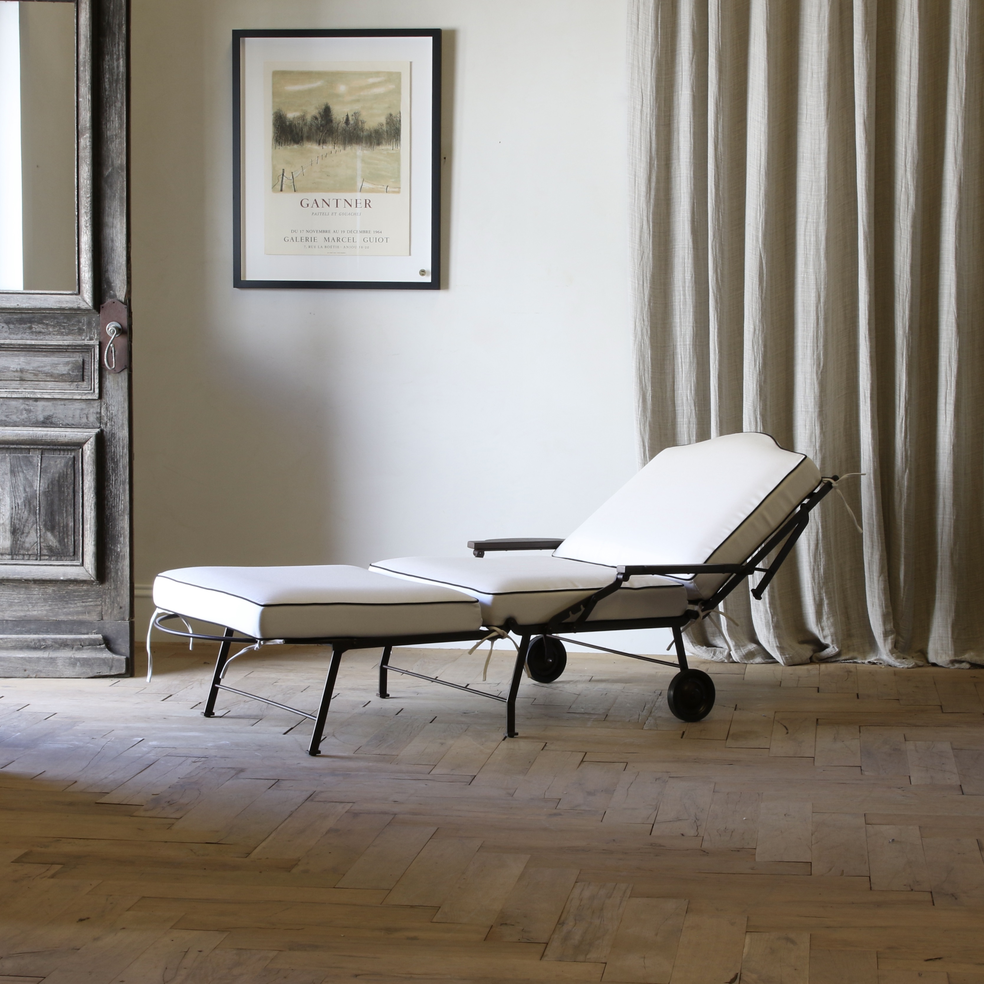 Outdoor Chaise Lounge by Hervé Baume