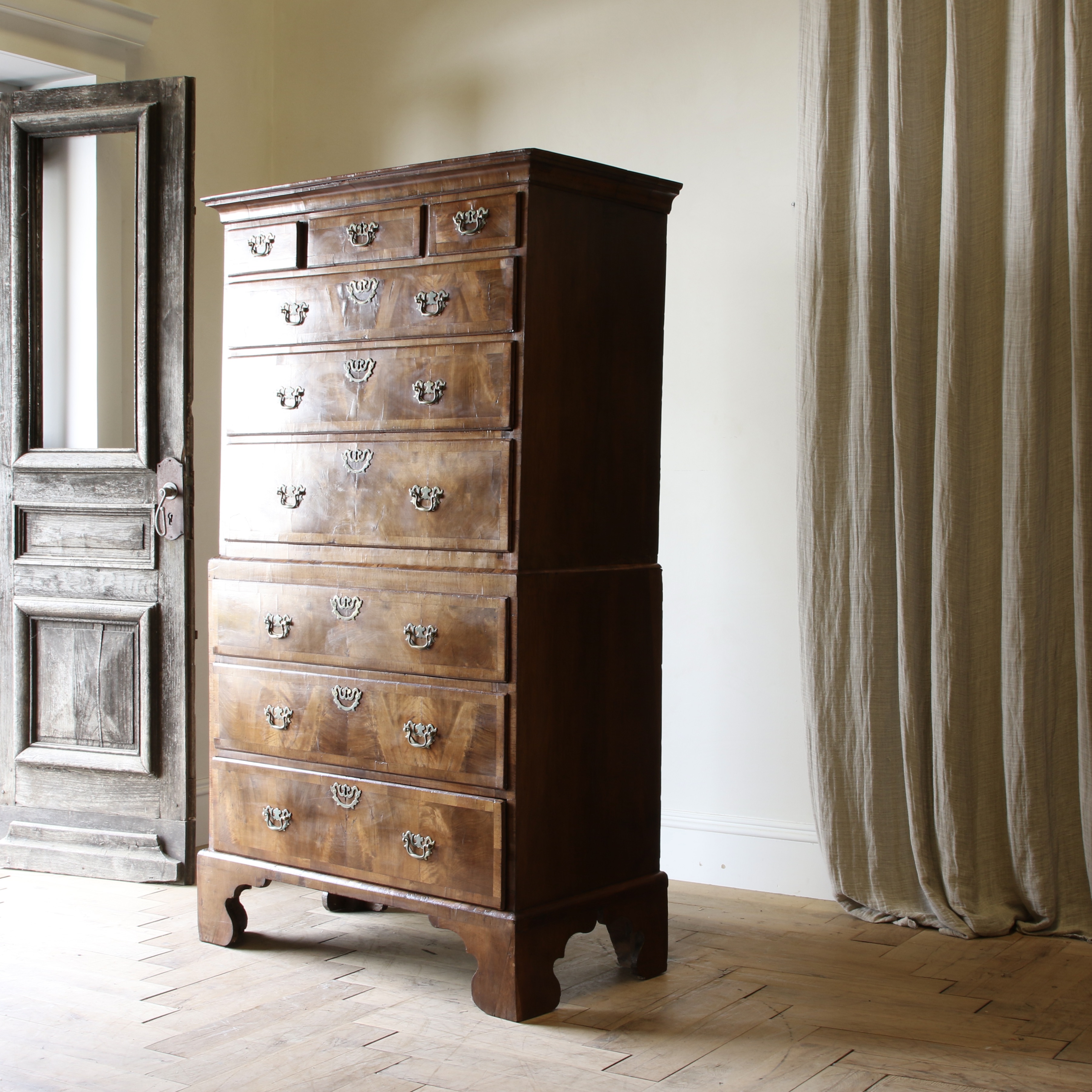 Walnut Chest-on-Chest