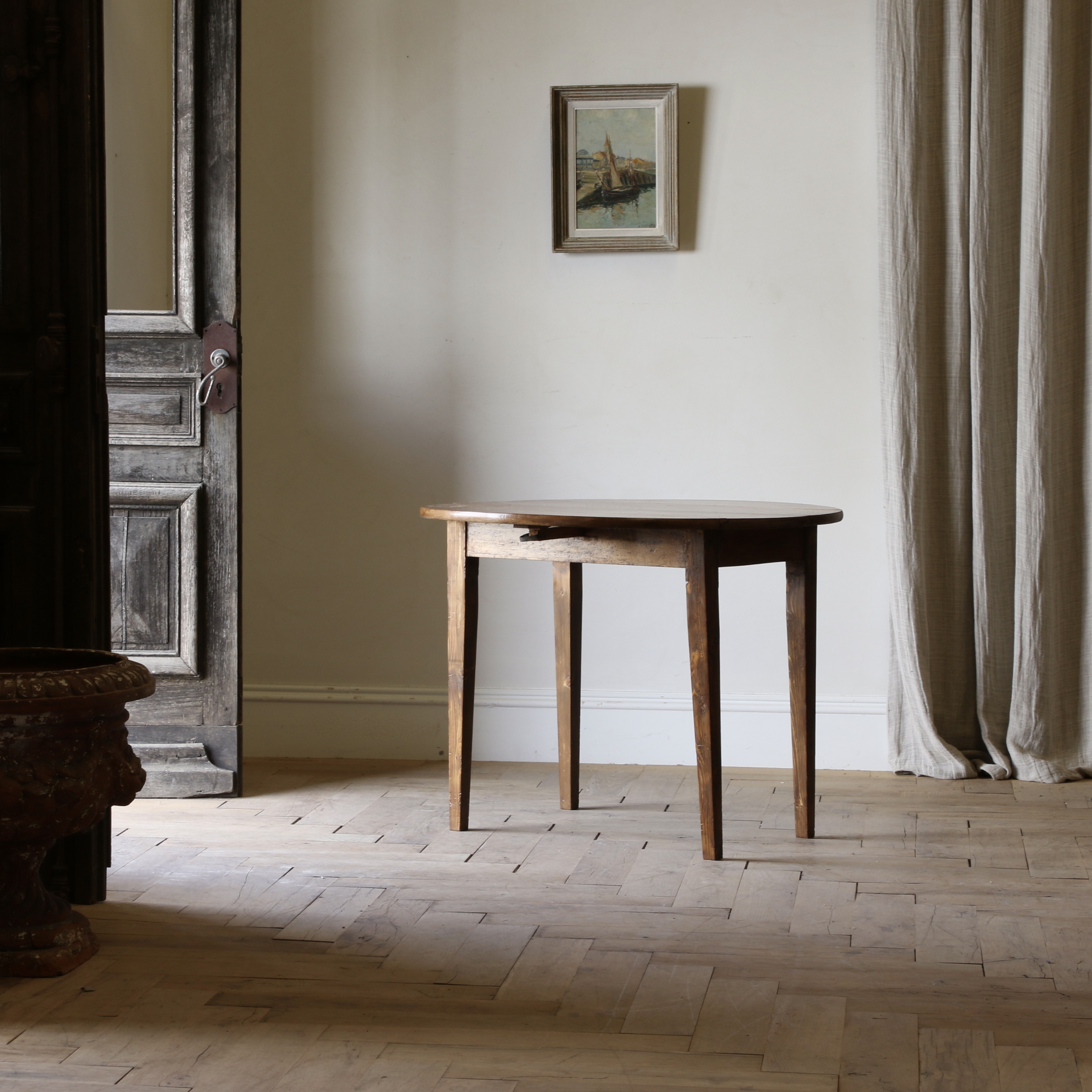 French Provincial Drop Side Dining Table