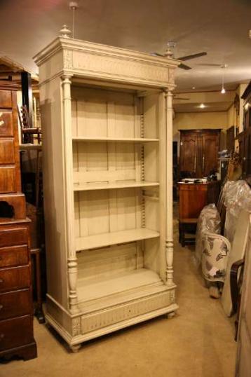 French Painted Bookcase