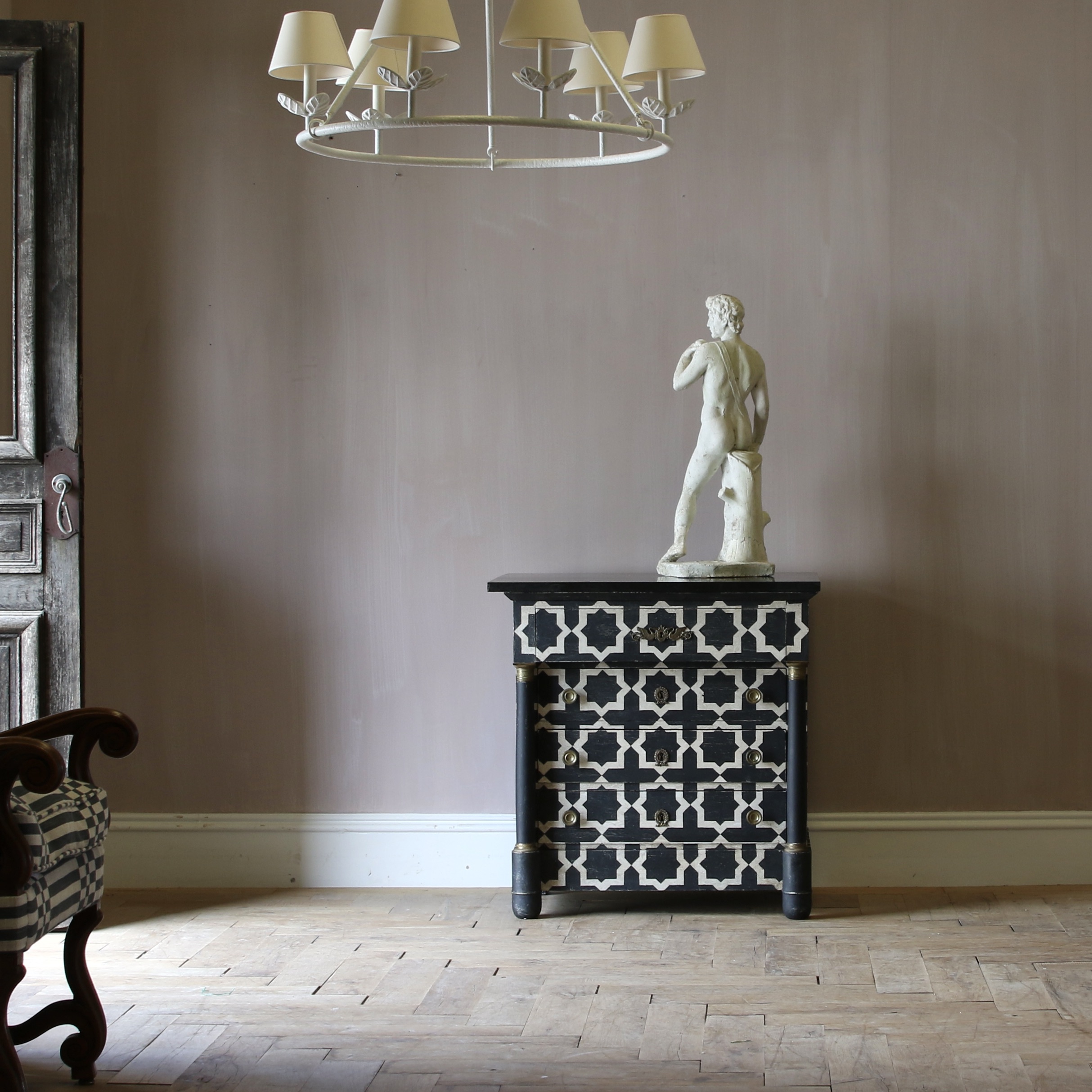 Painted Louis Philippe Commode