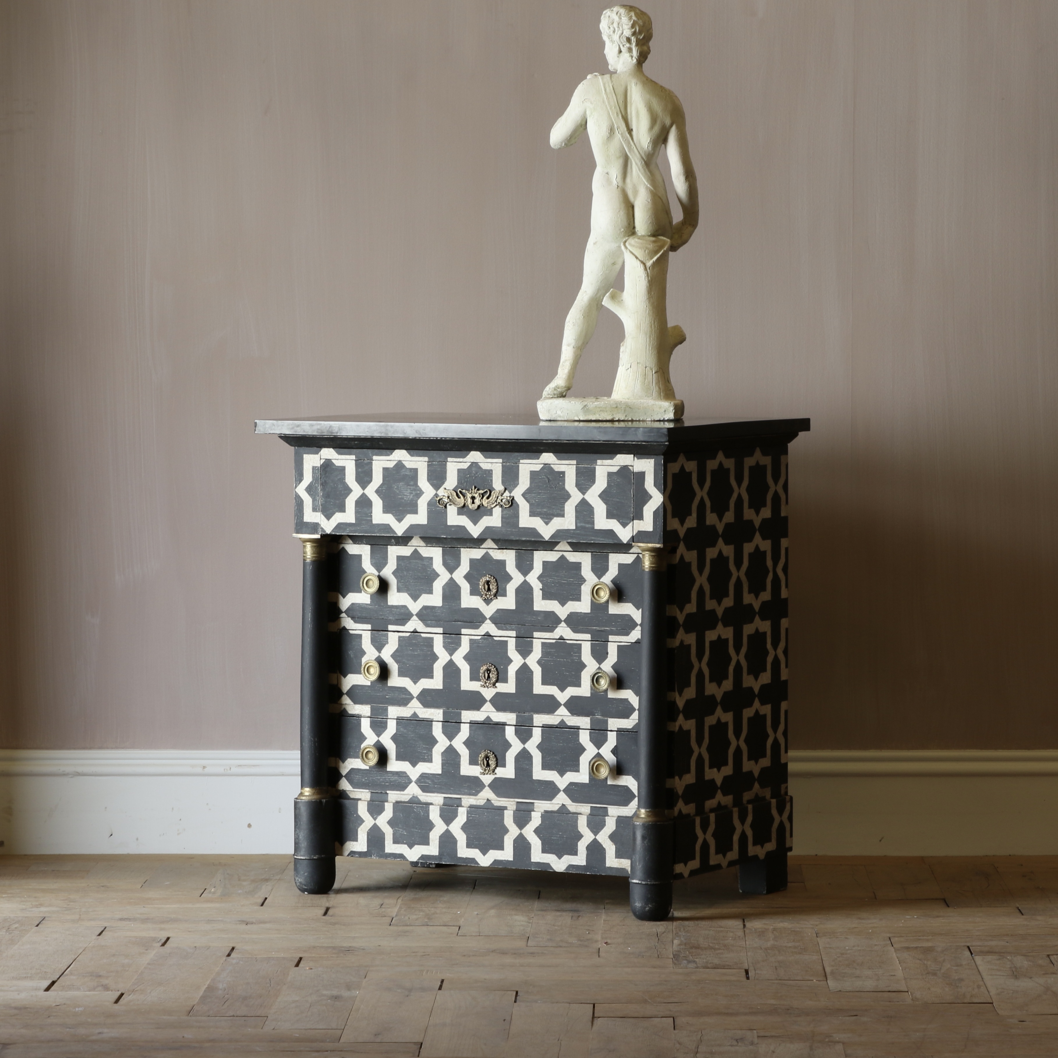 Painted Louis Philippe Commode