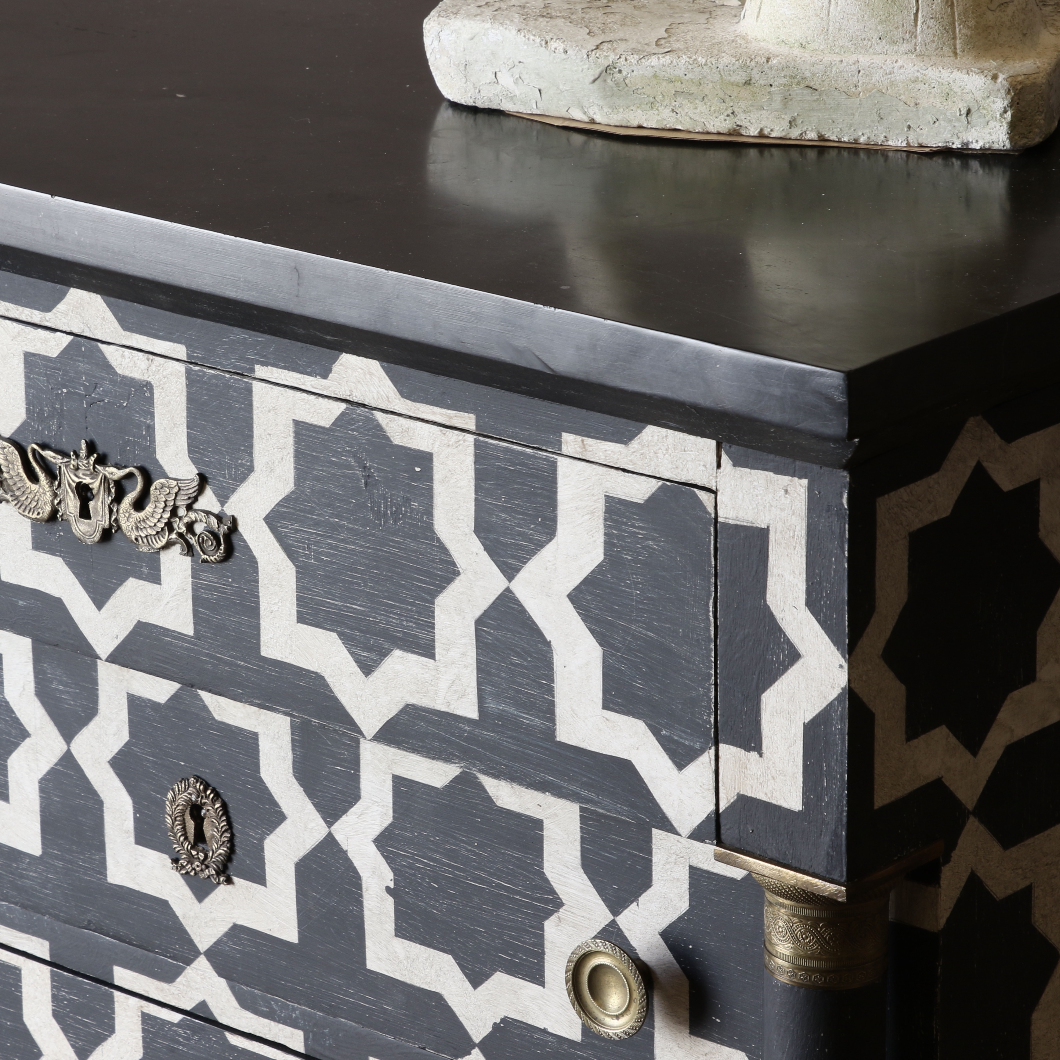 Painted Louis Philippe Commode