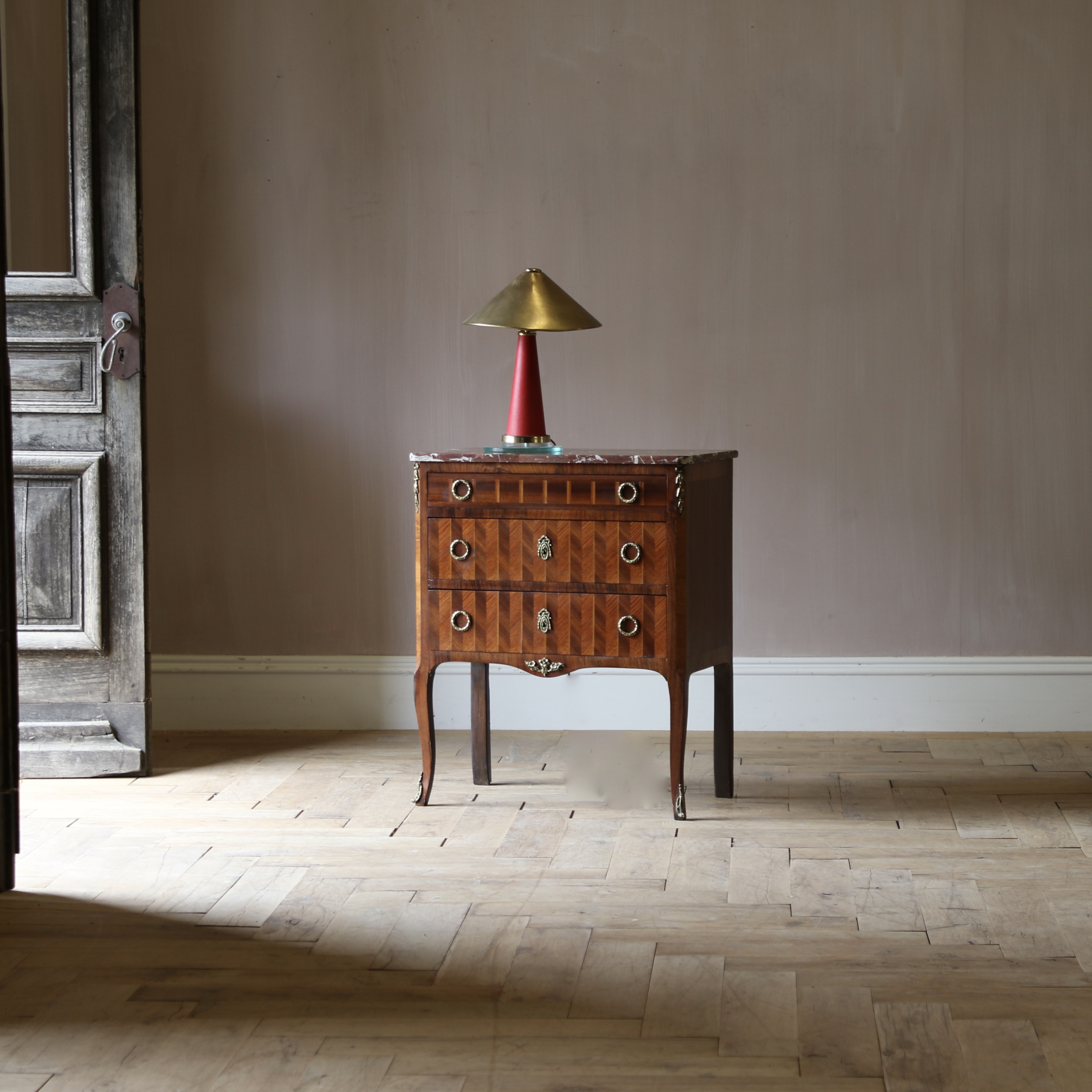 Louis XV Marquetry Commode