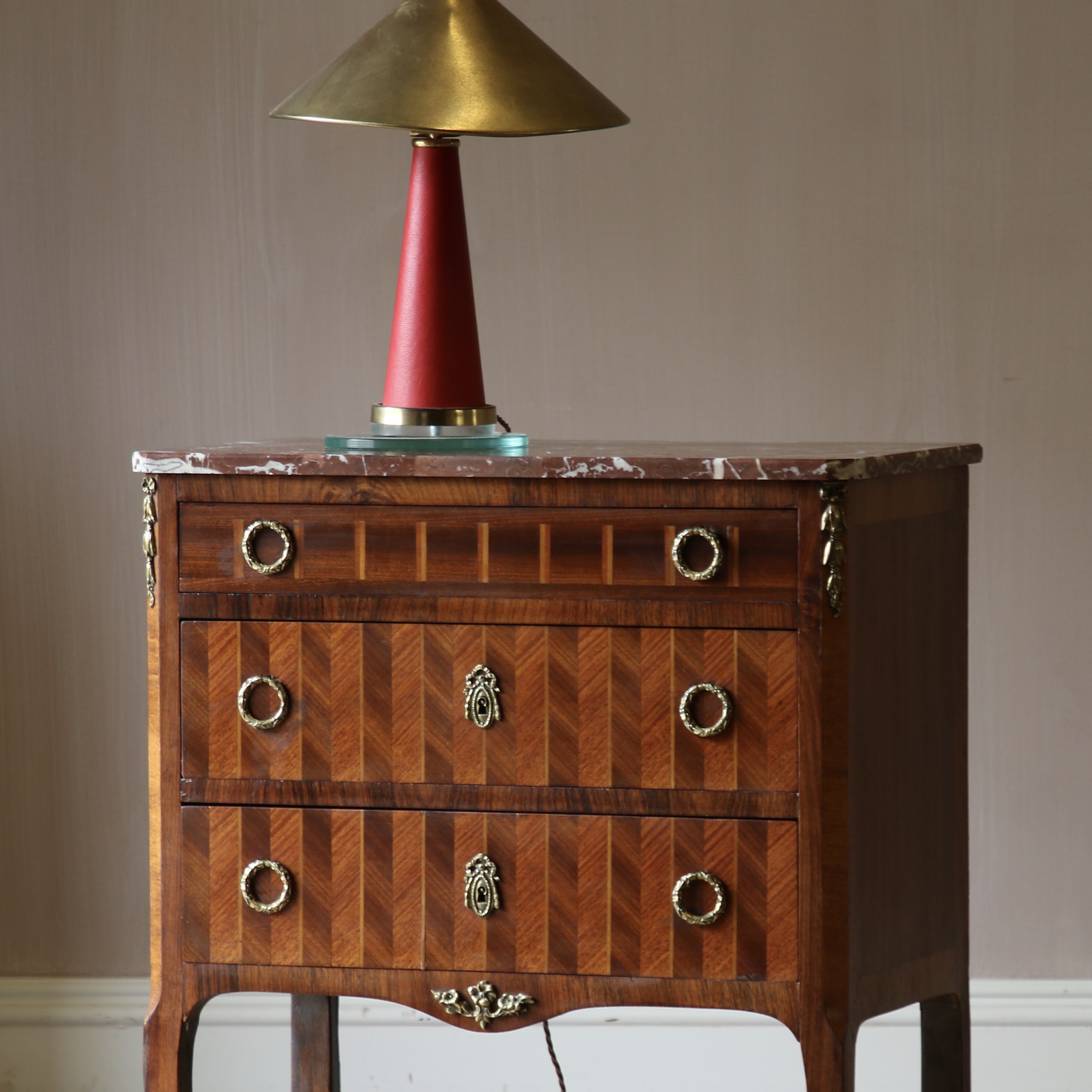 Louis XV Marquetry Commode