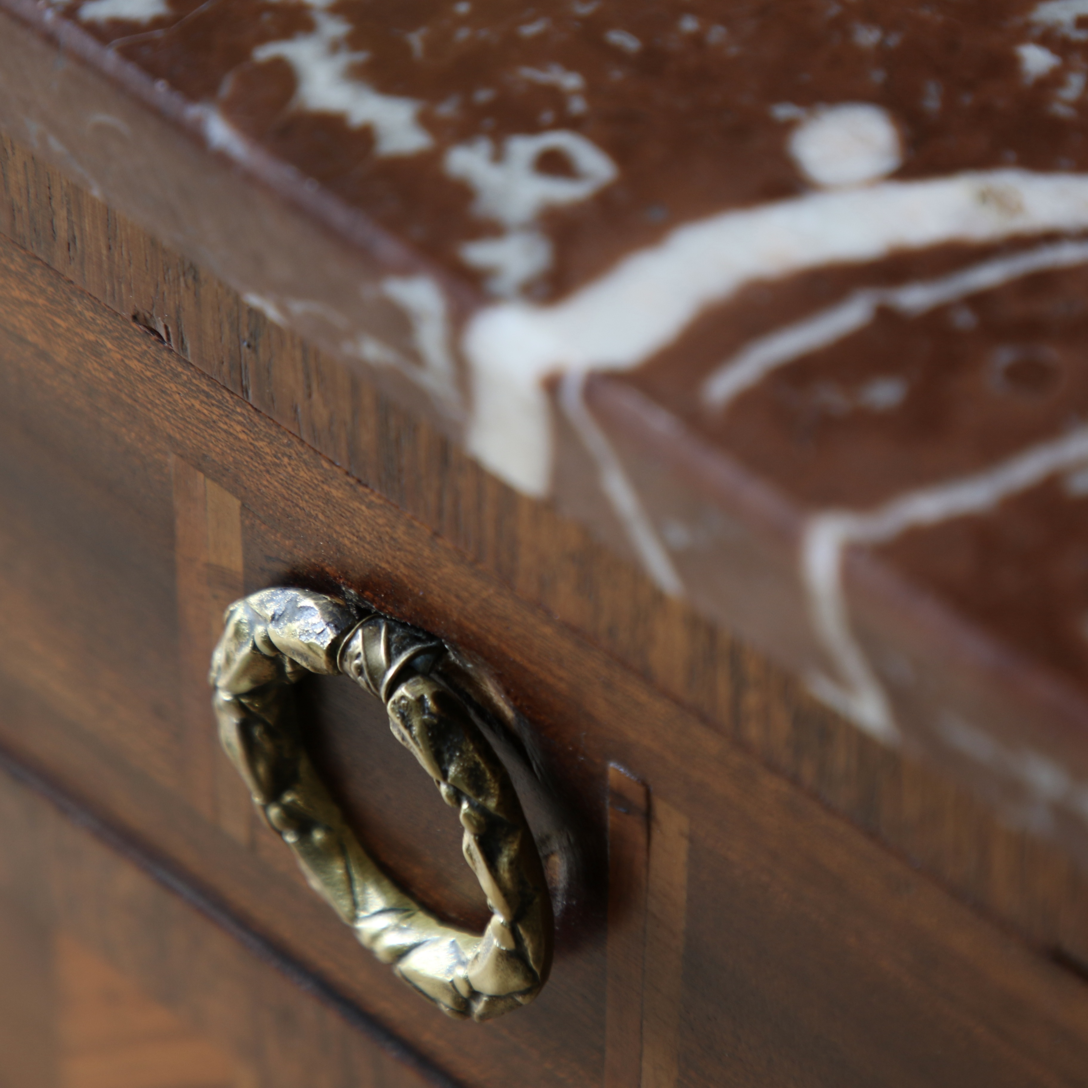 Louis XV Marquetry Commode