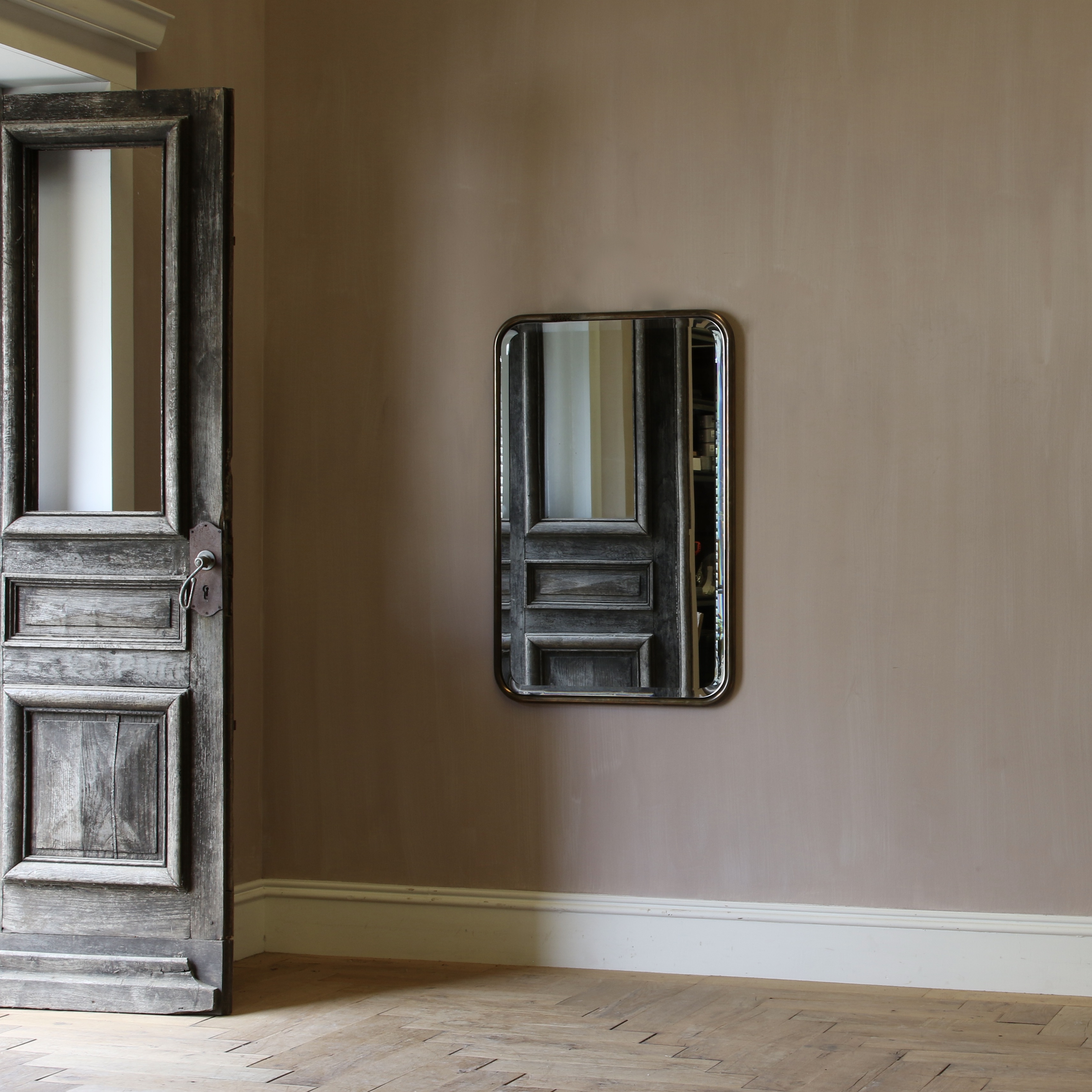 Horizon Mirror in Antique Brass // JS Editions
