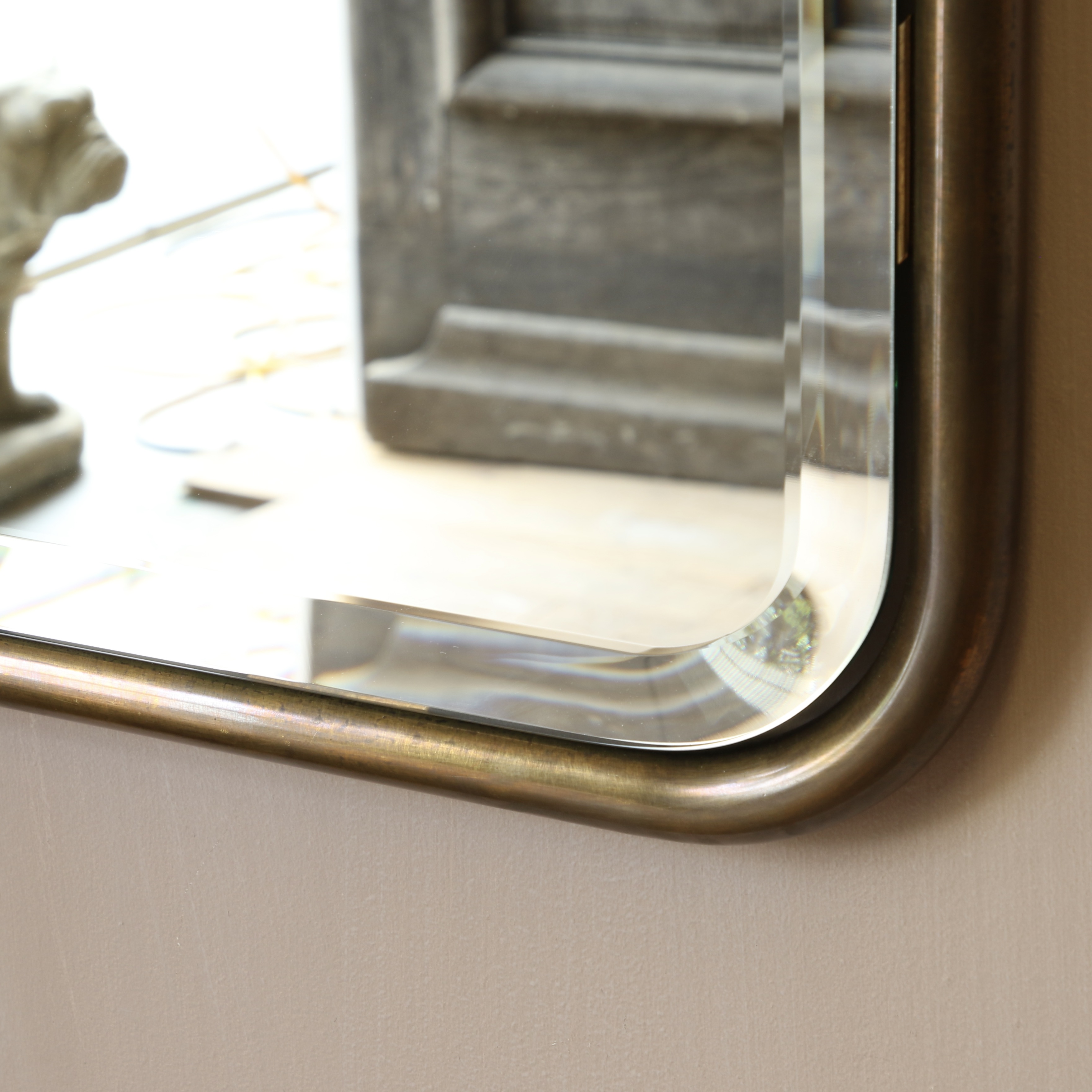 Horizon Mirror in Antique Brass // JS Editions