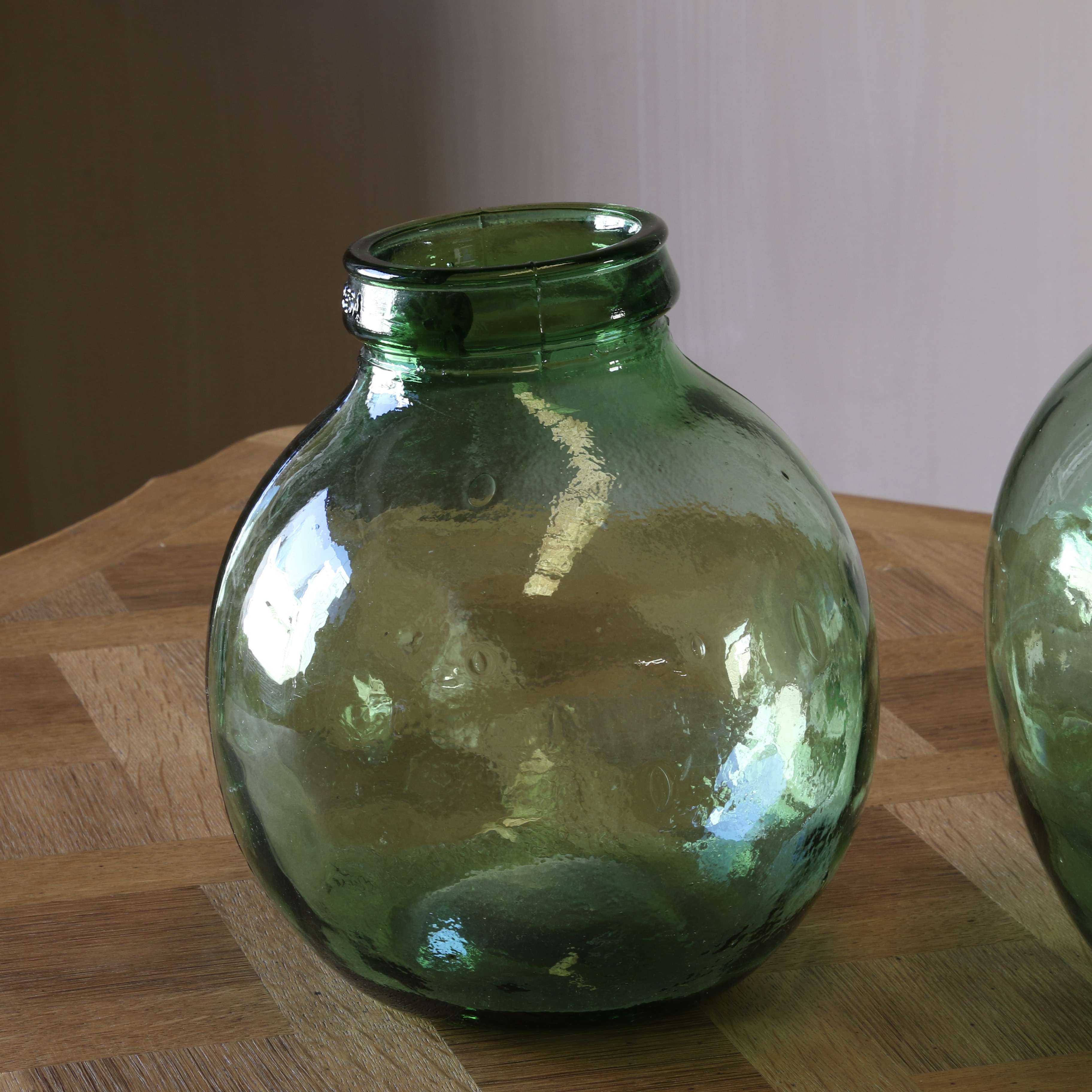 Green Glass Jar - Small