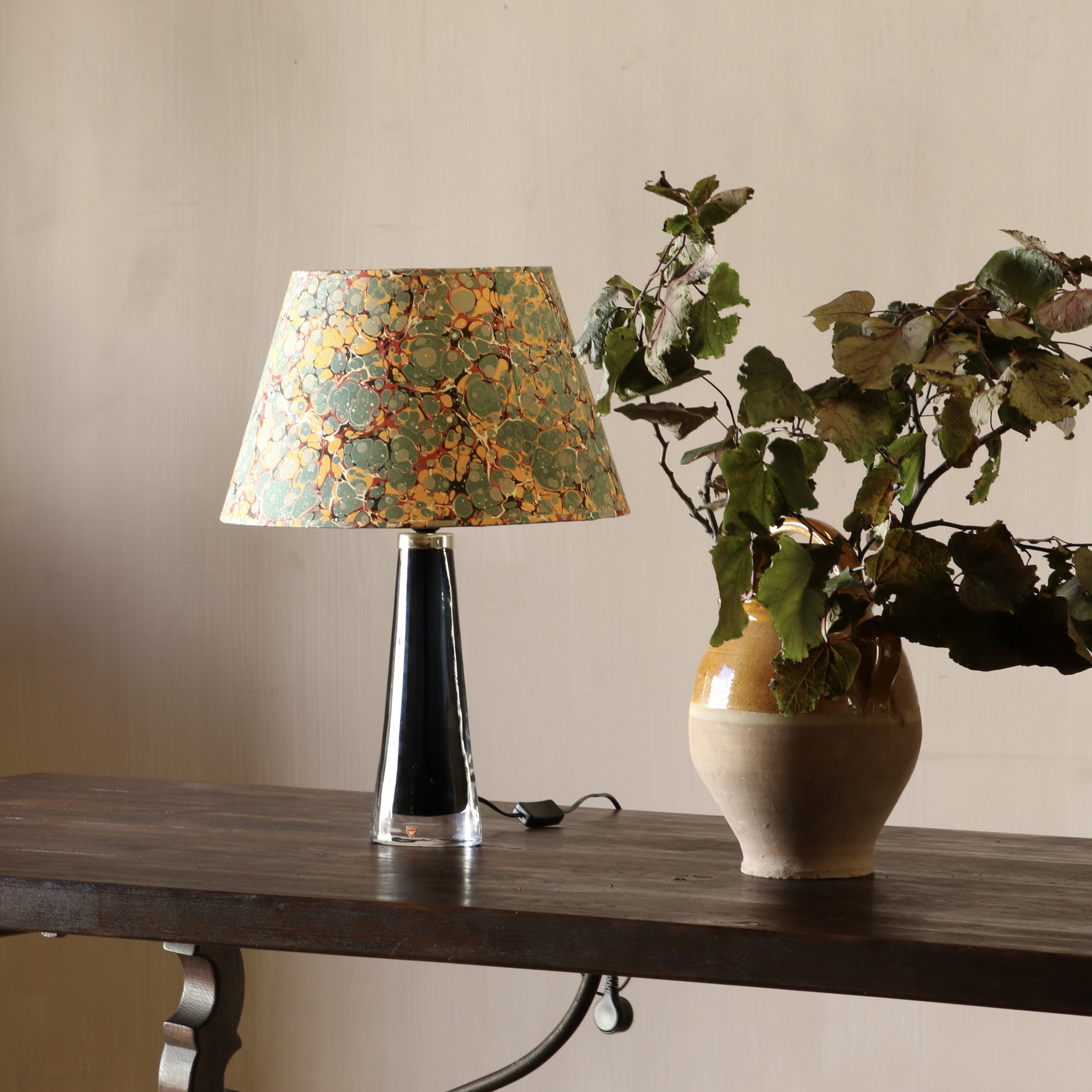 Marbled Lampshades // Vaughan Designs
