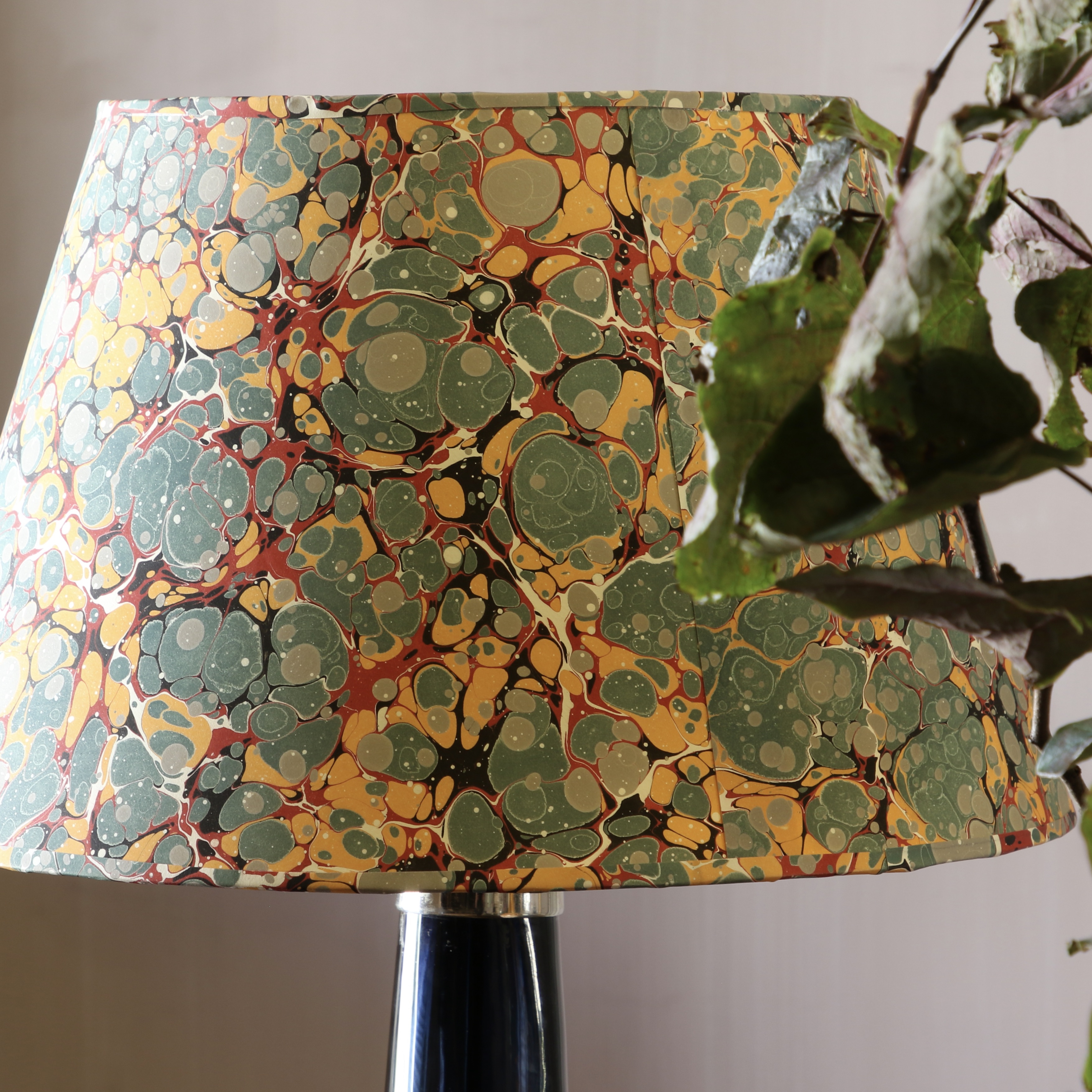 Marbled Lampshades // Vaughan Designs