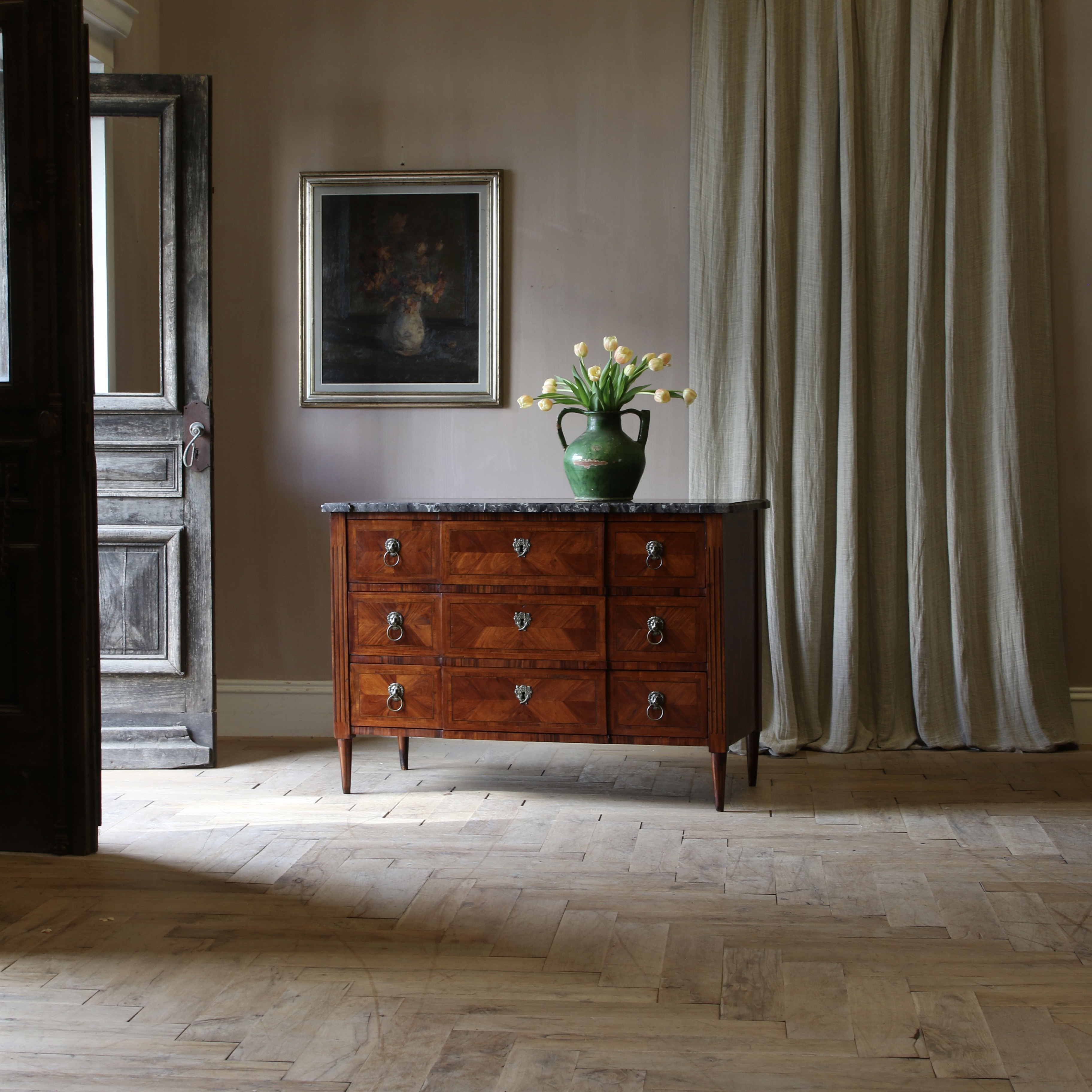 Tulipwood Transitional Commode