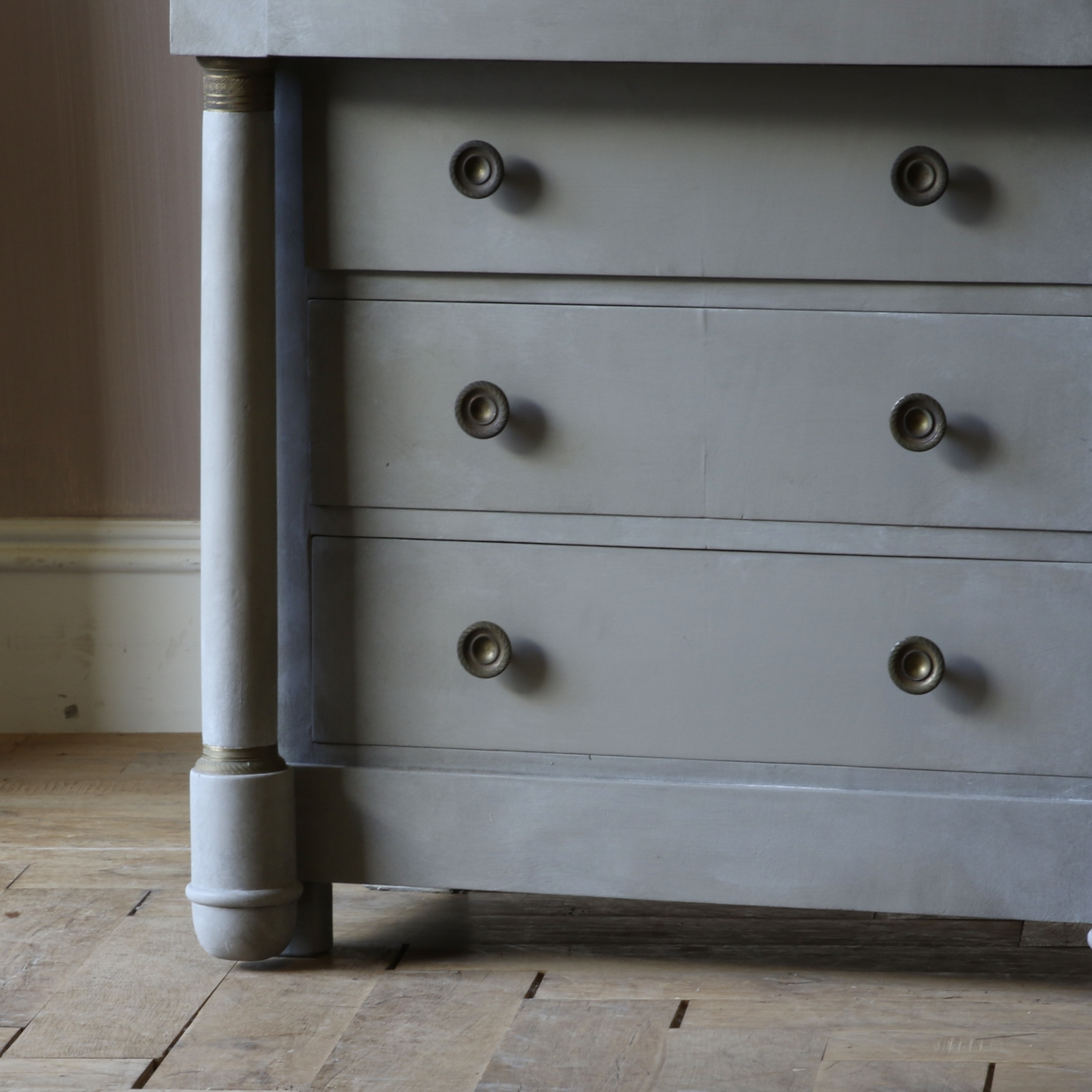 Grey Empire Commode